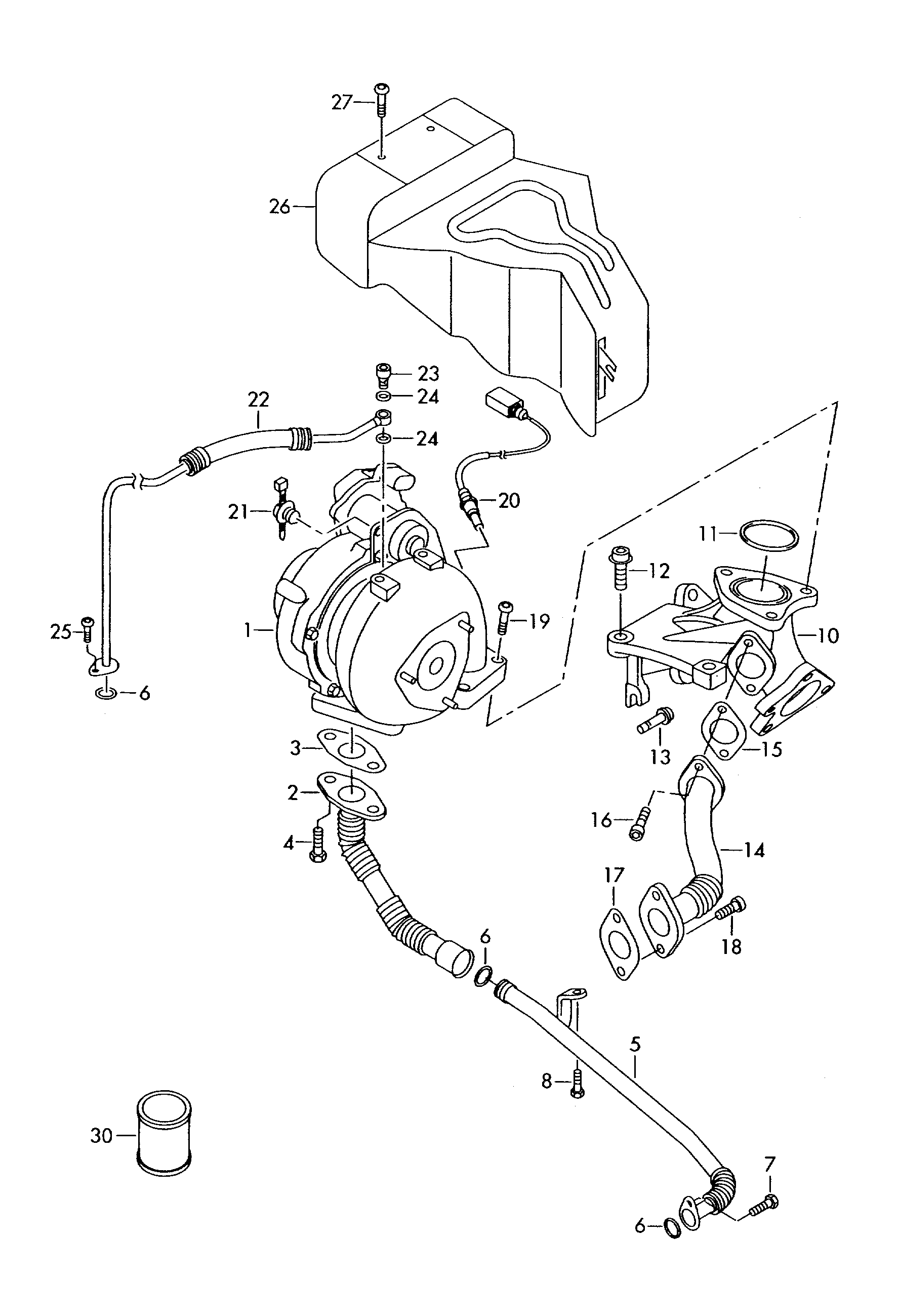 VW 059 145 722 R - Картридж, турбо vvparts.bg