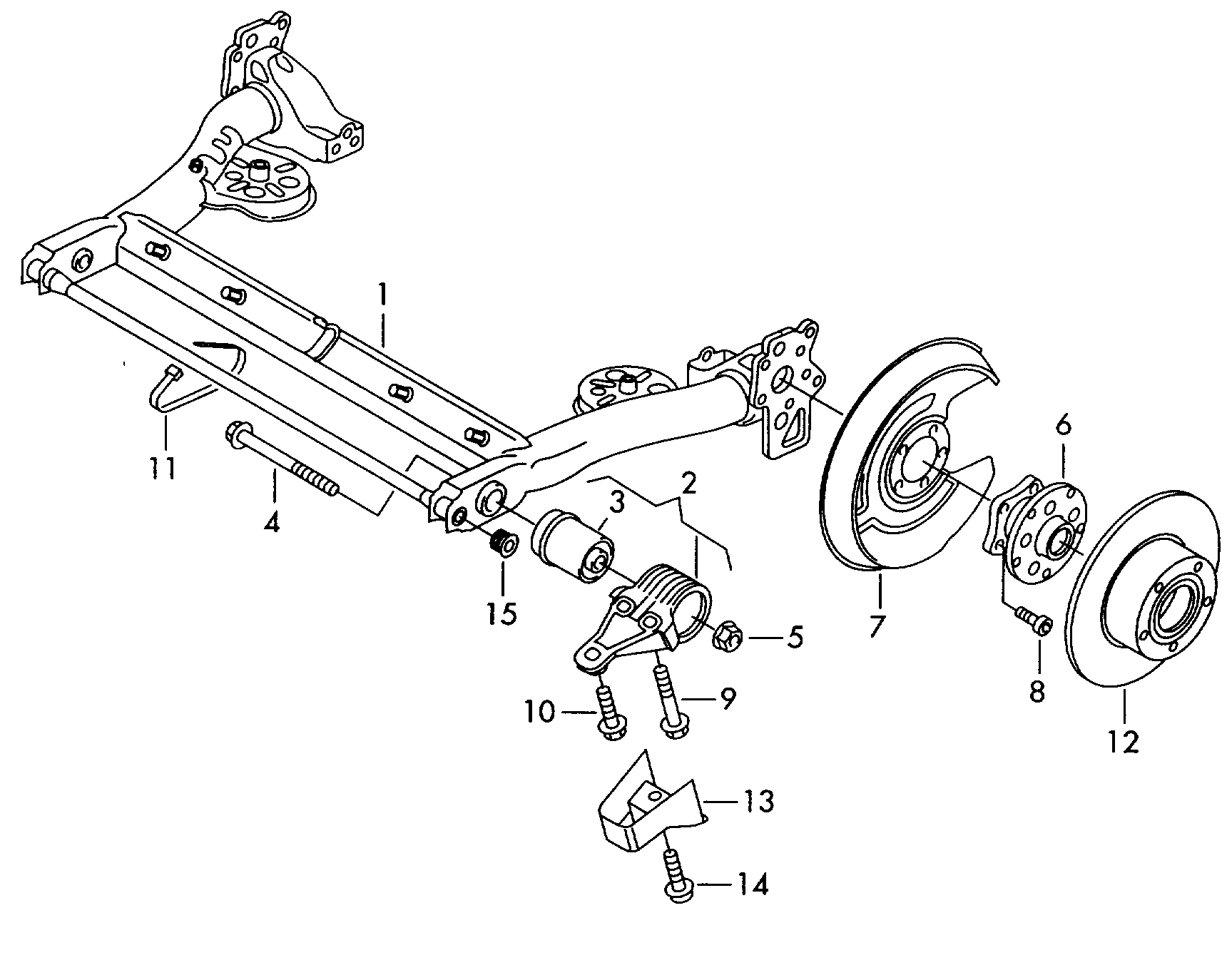 VW 4B0501559A - К-кт тампони на моста vvparts.bg