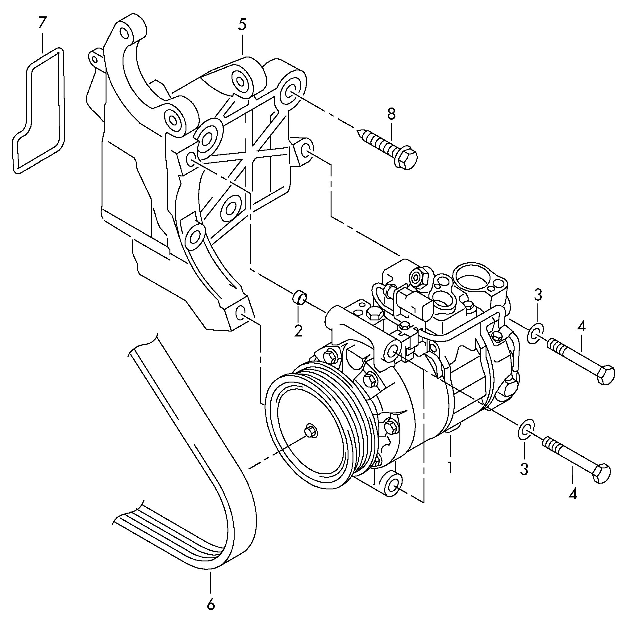 AUDI G 052 300 A2 - Coolant compressor oil vvparts.bg