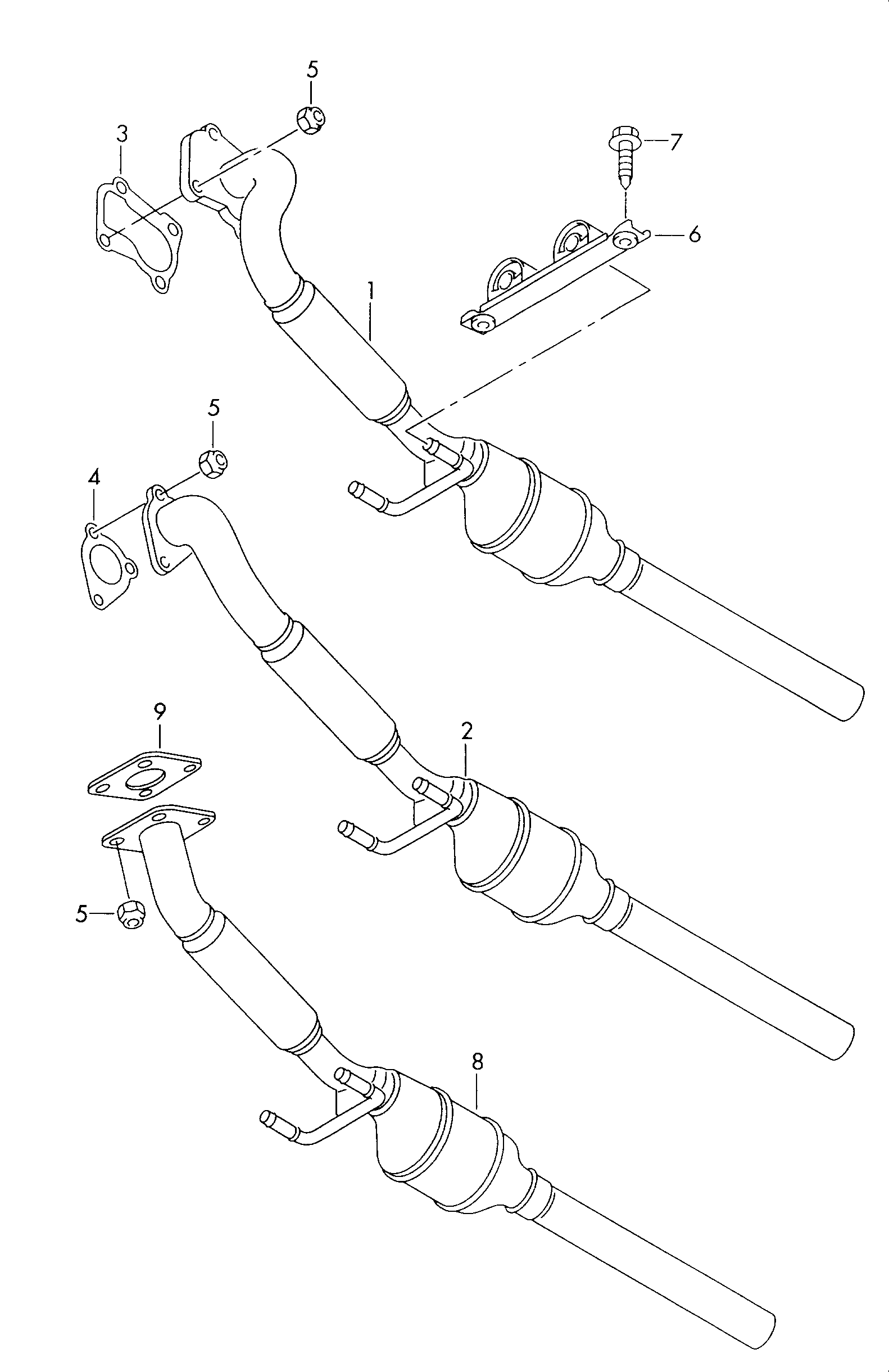 Skoda 1J0254506AX - Катализатор vvparts.bg