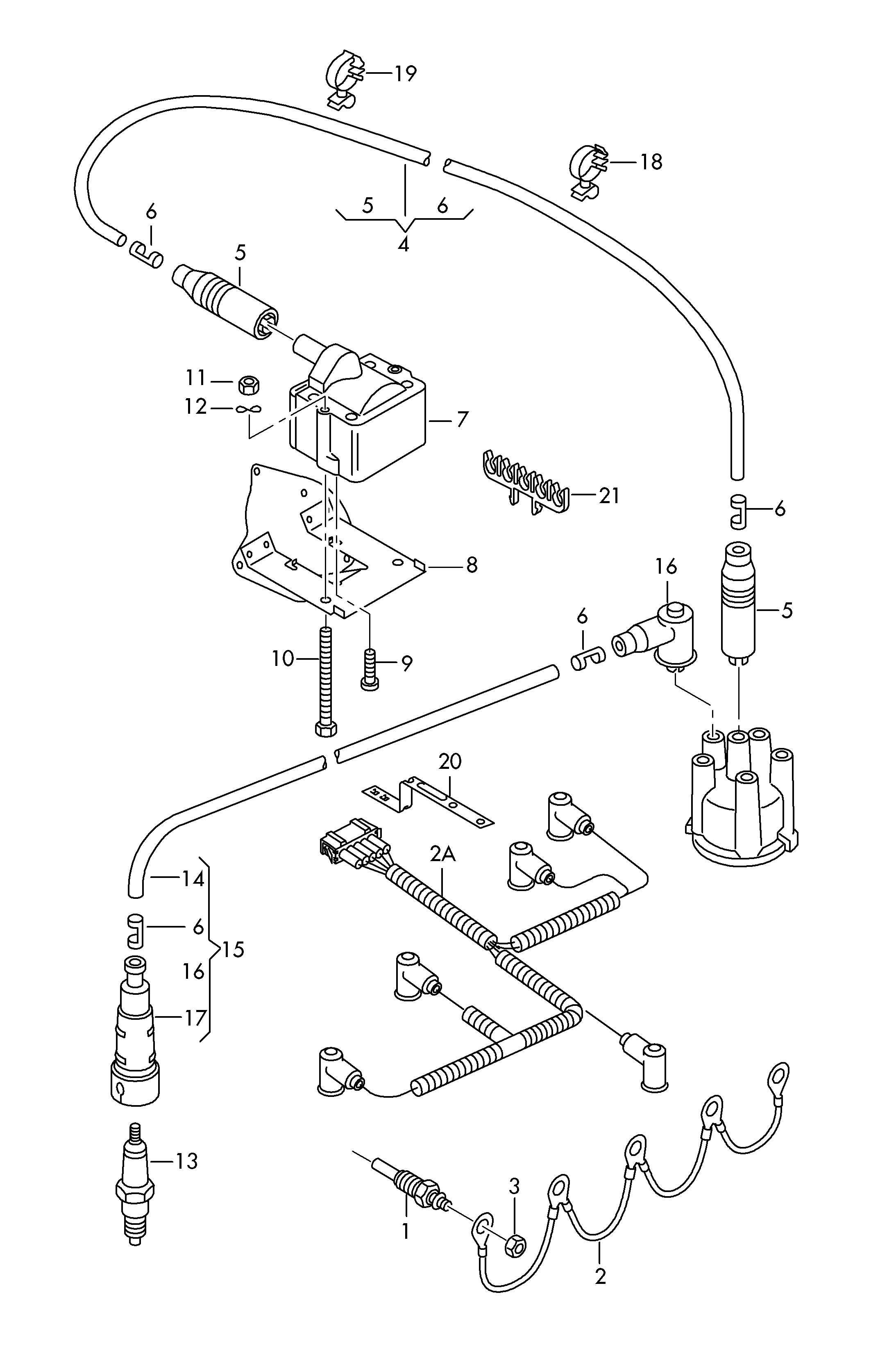 Seat N10 052 706 - Комплект запалителеи кабели vvparts.bg