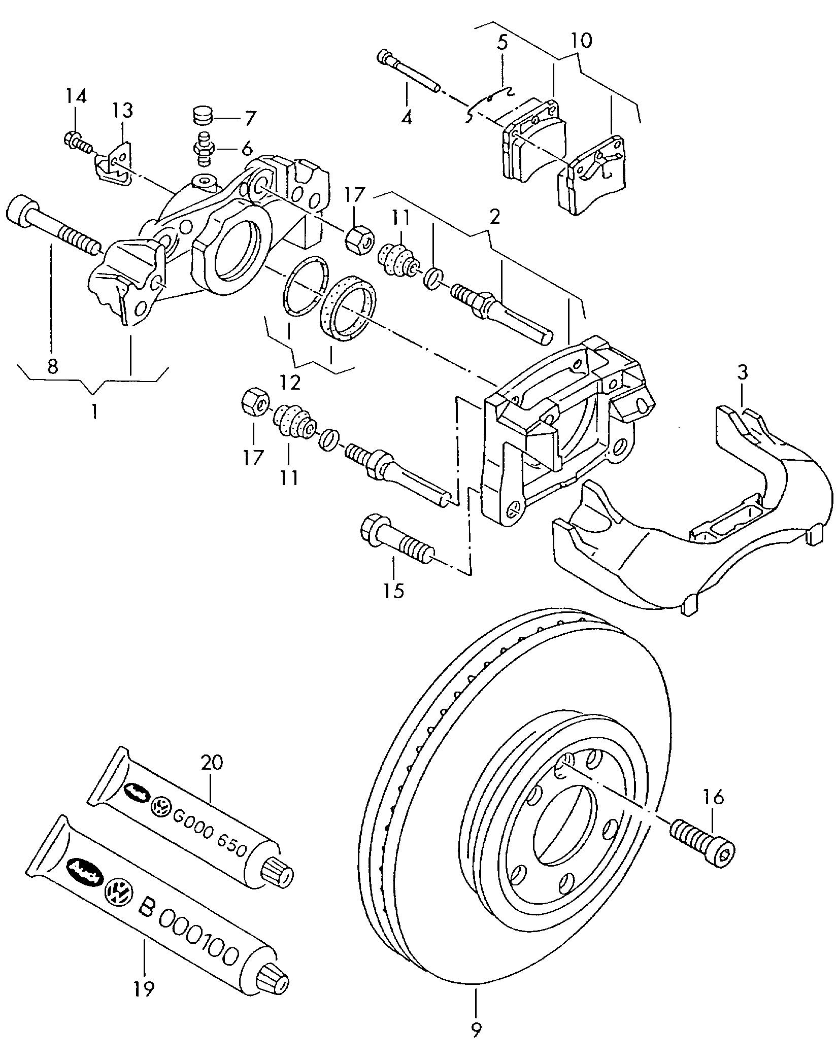 Seat 701 615 301 D - Спирачен диск vvparts.bg