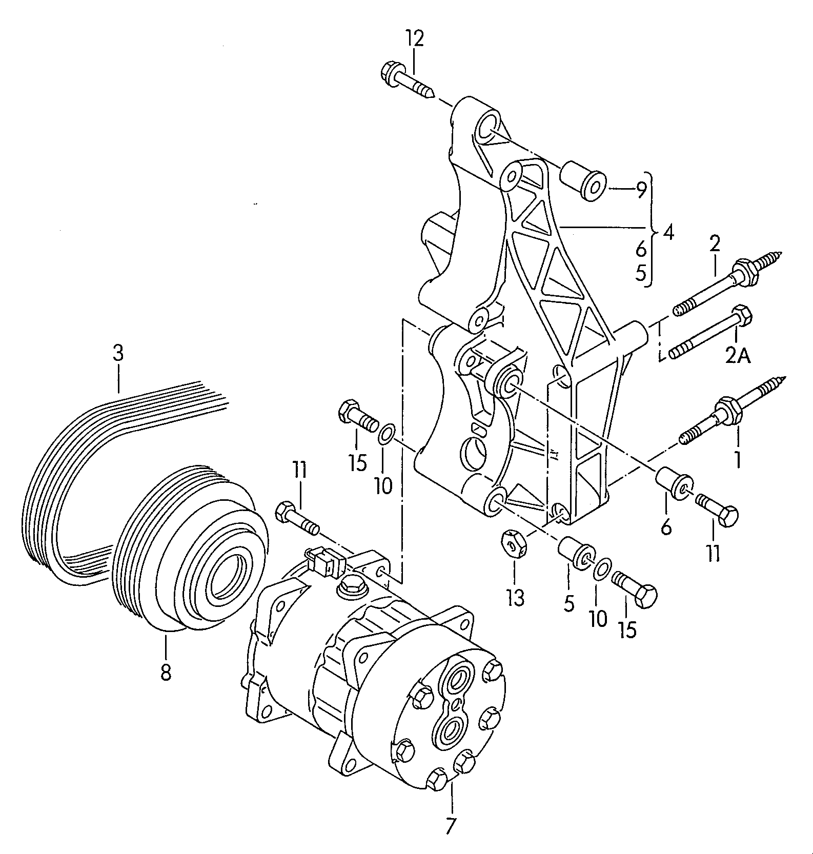 VAG 044260849B - Пистов ремък vvparts.bg