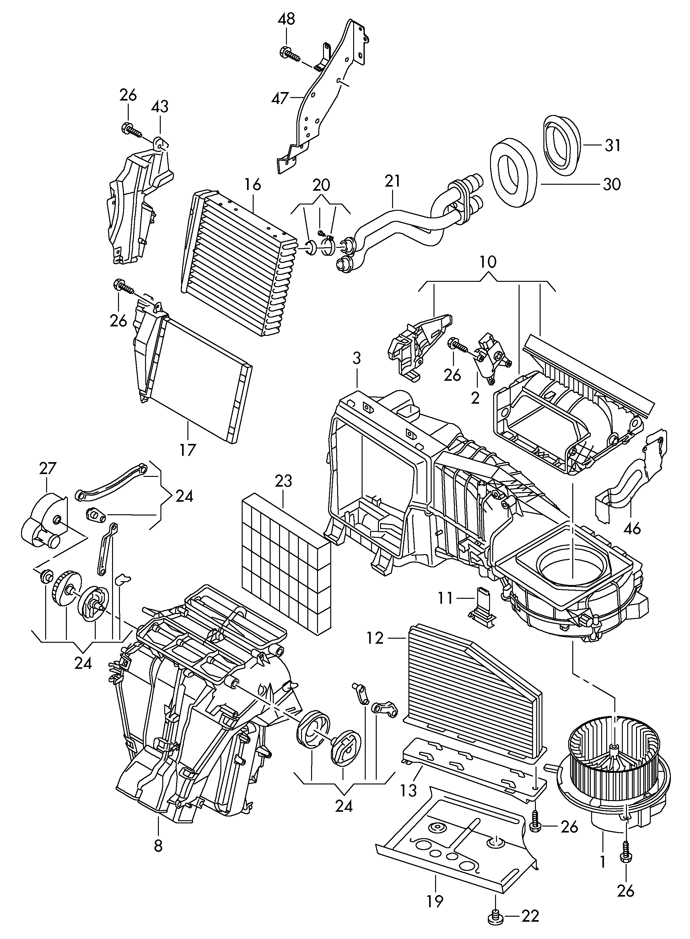 VAG 1K1819669 - Филтър купе (поленов филтър) vvparts.bg