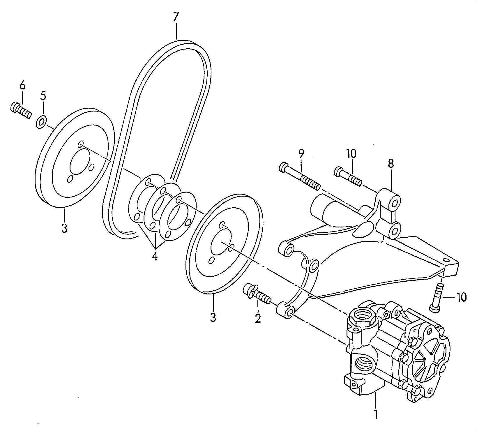 VAG 028145157FX - Хидравлична помпа, кормилно управление vvparts.bg