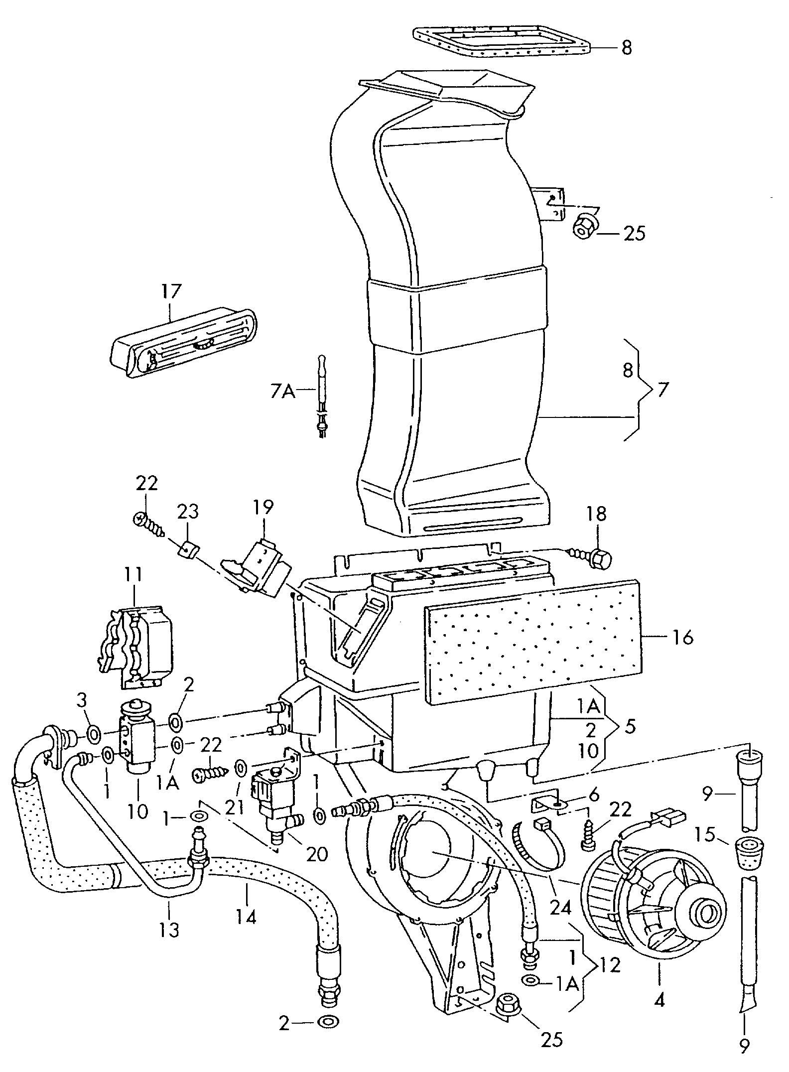 VW 701820679D - Разширителен клапан, климатизация vvparts.bg