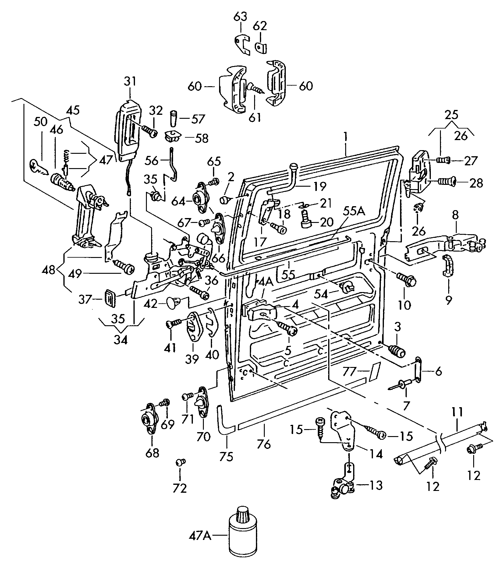 VAG N  0147091 - Ремъчен обтегач, пистов ремък vvparts.bg