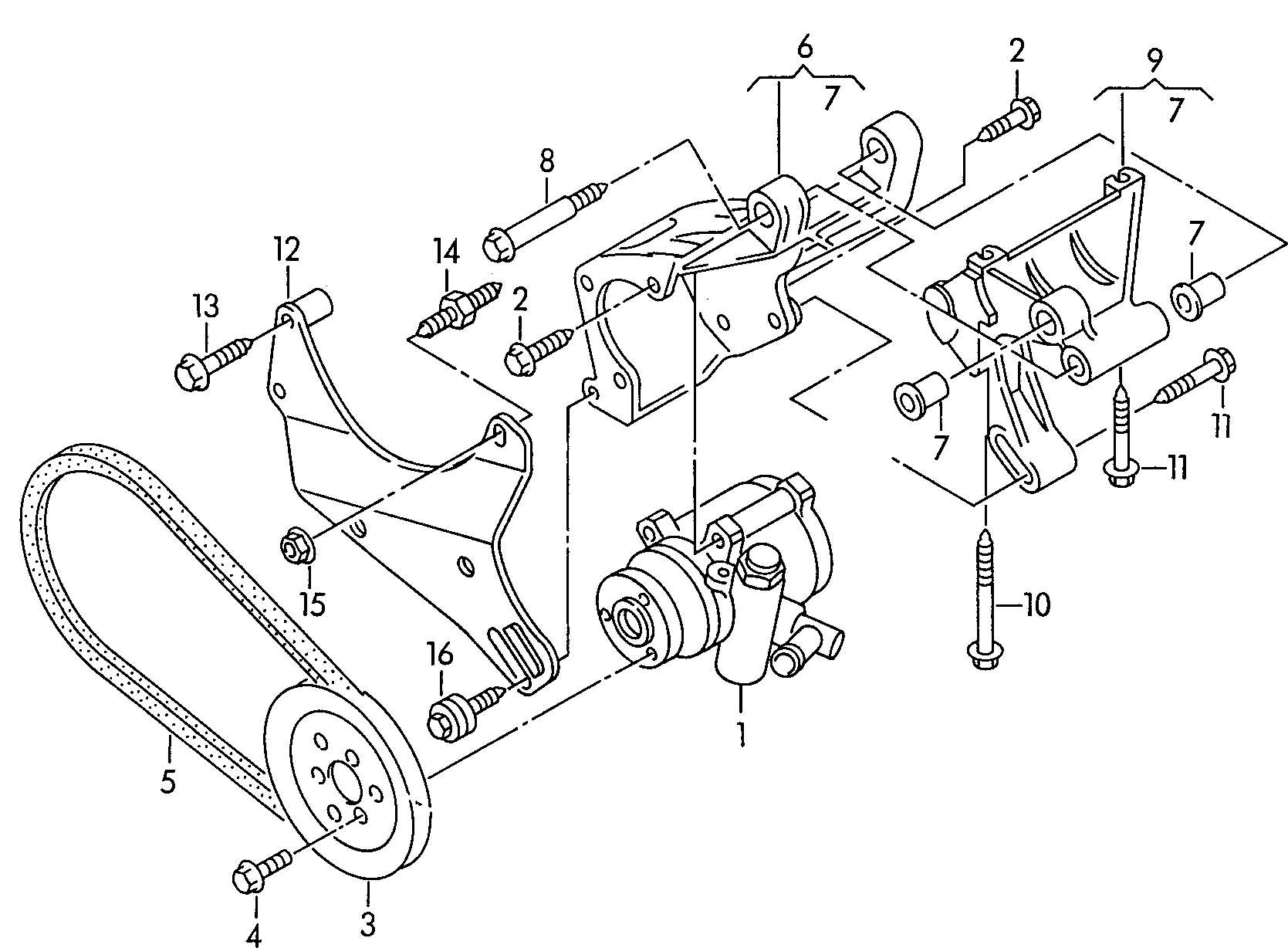 AUDI 028 145 271 K - Трапецовиден ремък vvparts.bg