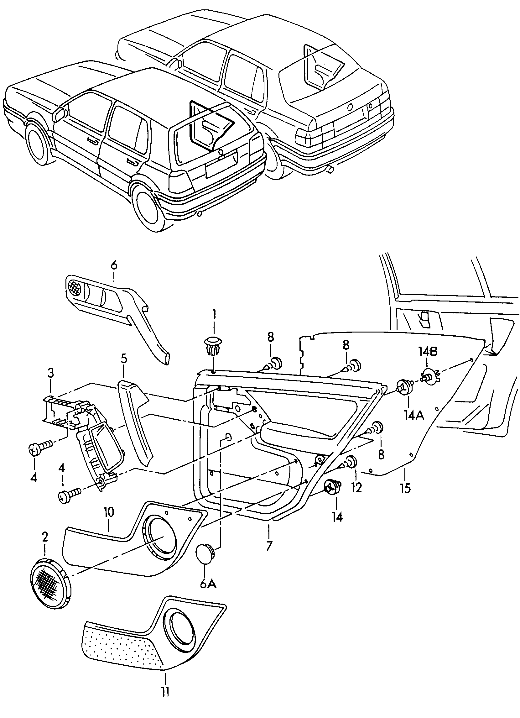 AUDI 1H0868243B - Щипка (клипс) vvparts.bg