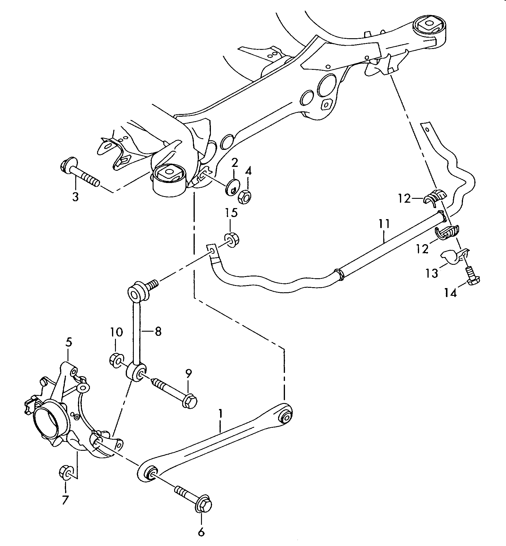 VAG 7L8501529A - Тампон, носач vvparts.bg