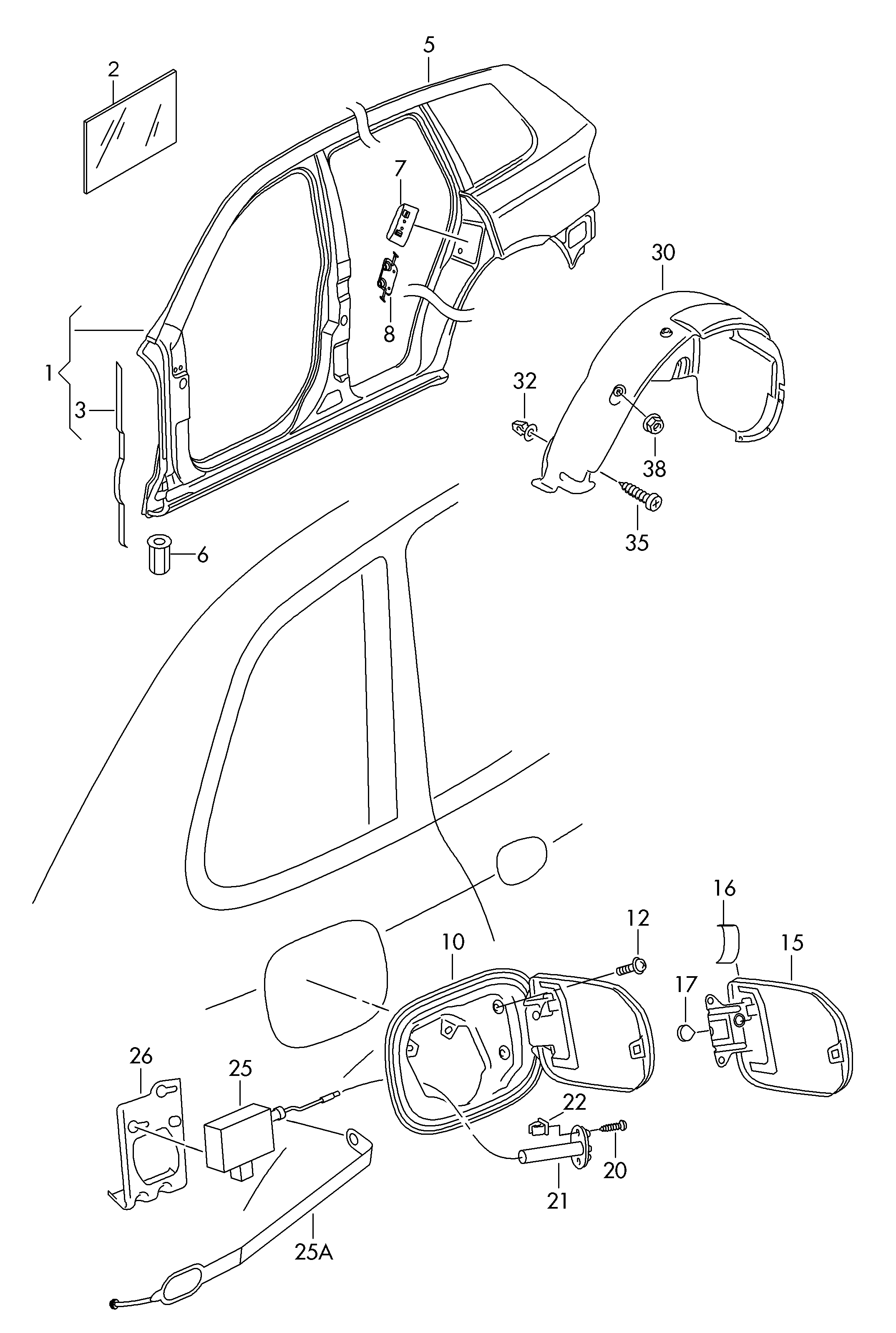 Seat 1J0 810 773D - Регулиращ елемент, централно заключване vvparts.bg