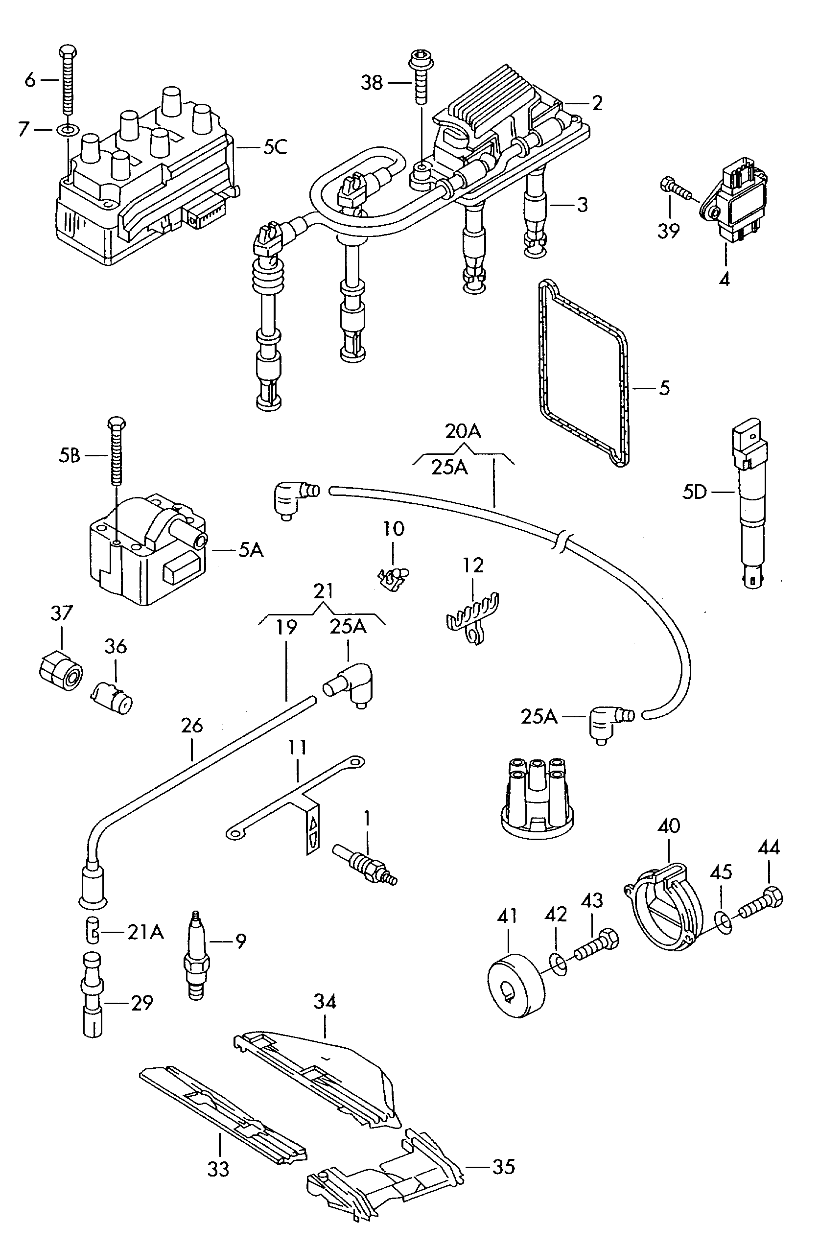 VAG 101 000 033 AA - Запалителна свещ vvparts.bg