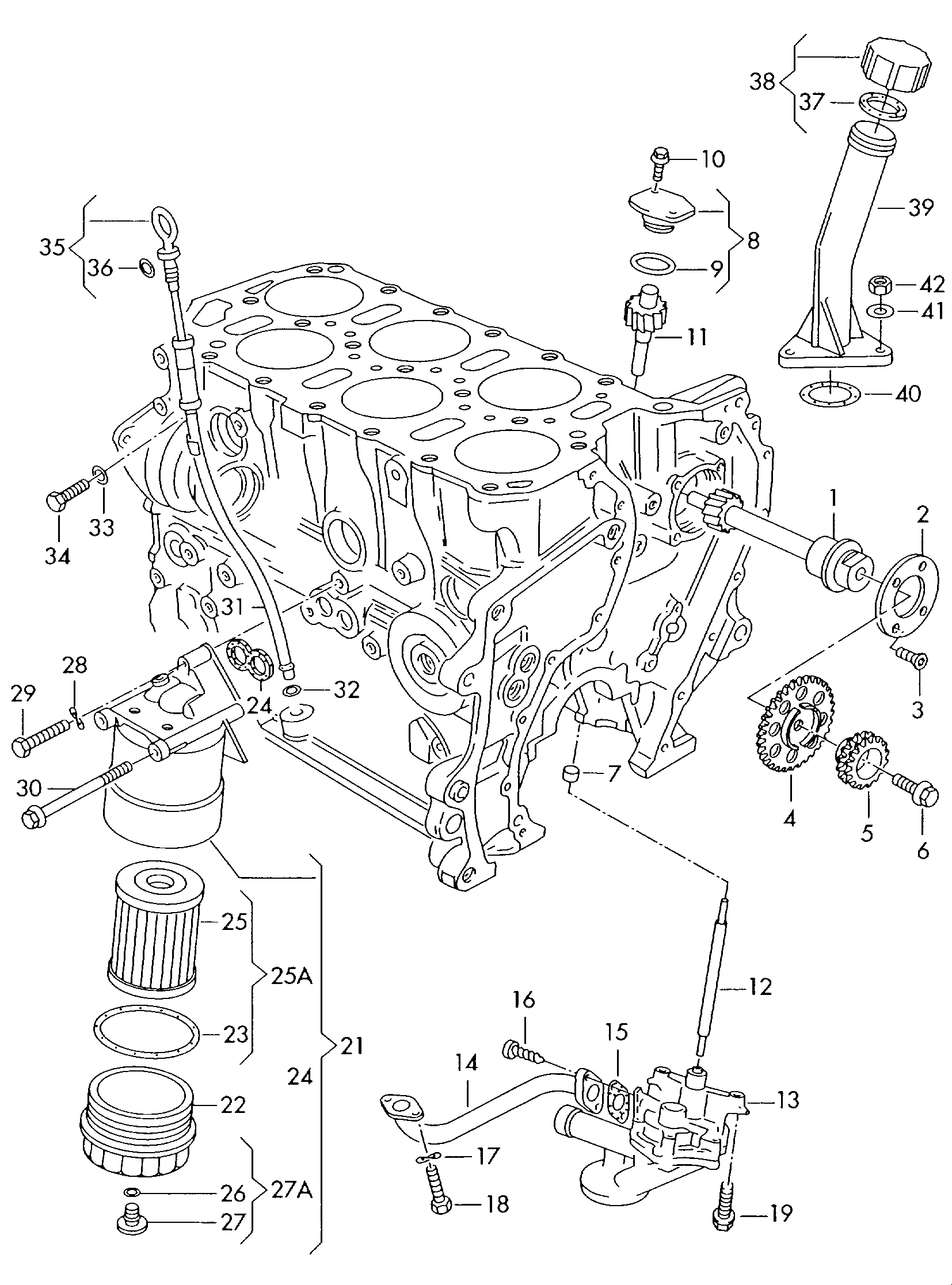 VAG 021 115 562 - Маслен филтър vvparts.bg