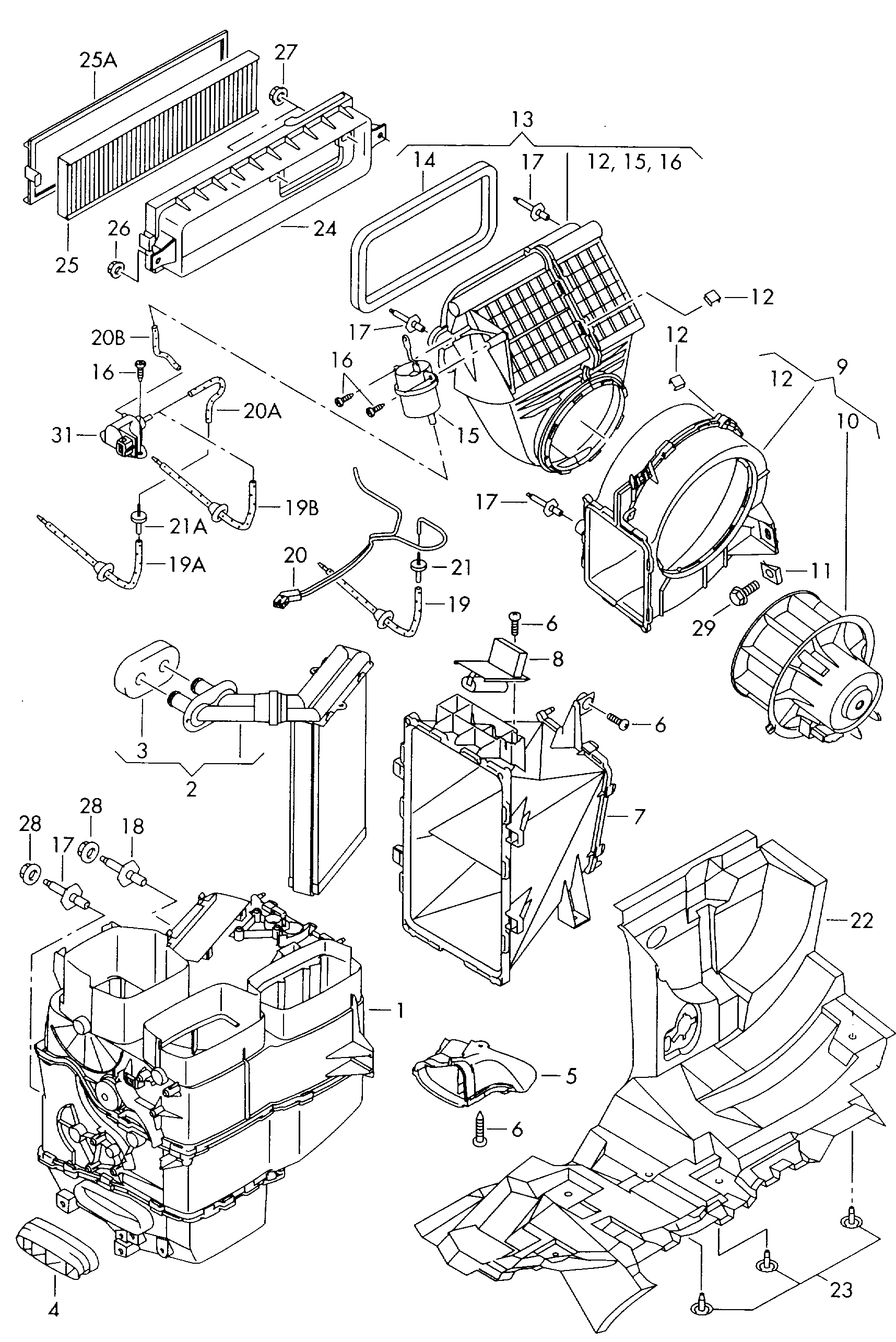 AUDI 7M0 819 644 - Филтър купе (поленов филтър) vvparts.bg