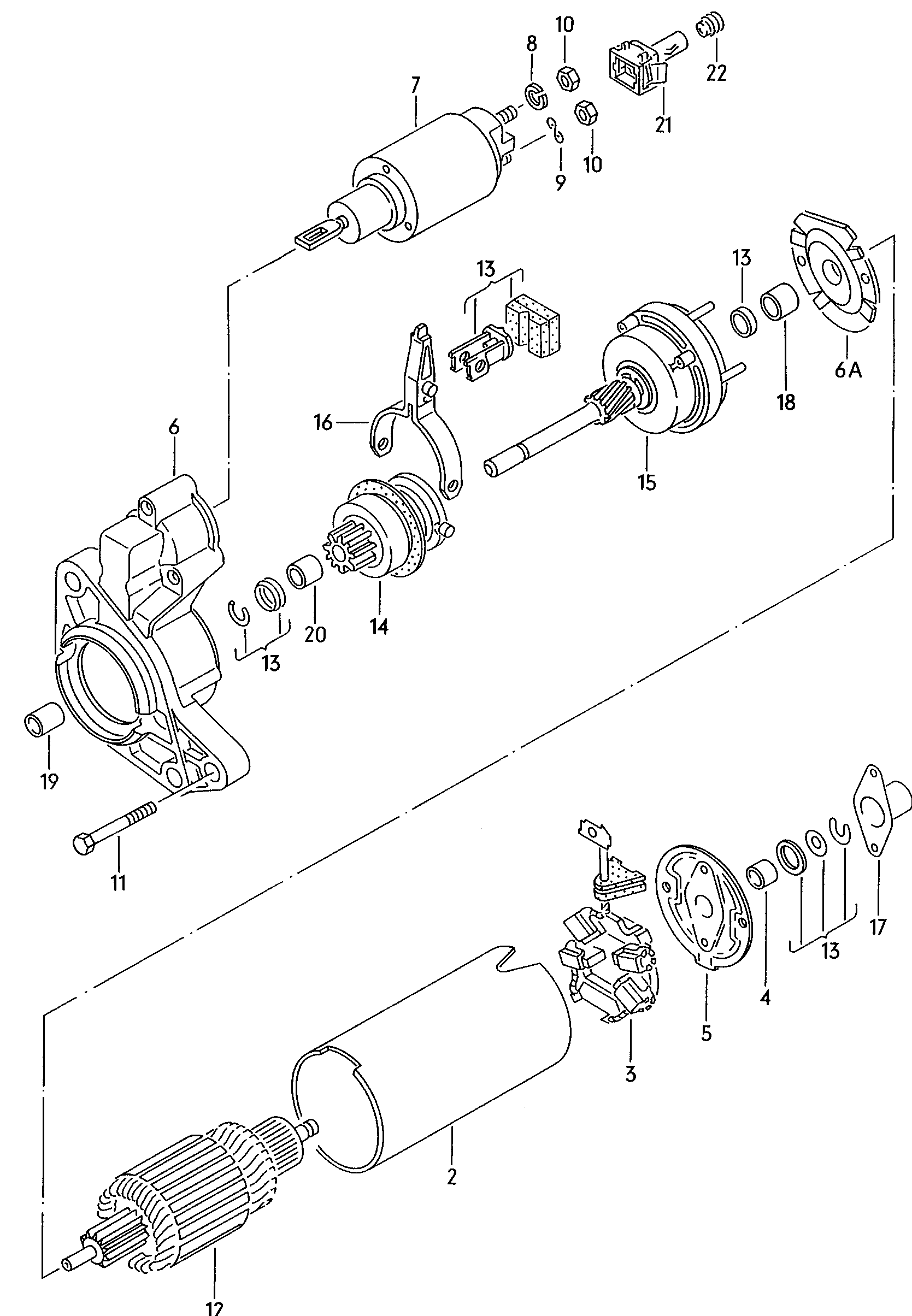 Skoda 014 301 155 - Букса на стартера, камбана на съединител vvparts.bg