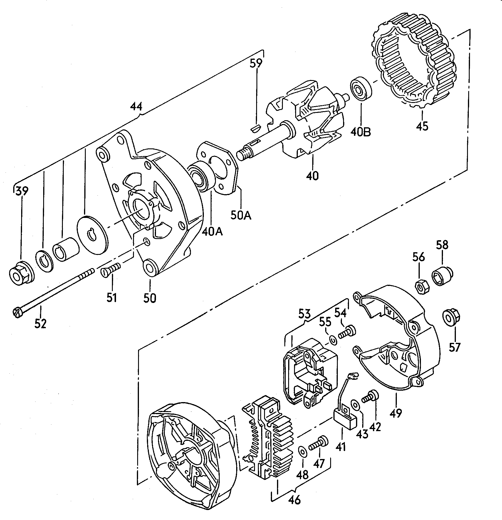 AUDI 037 903 803 - Регулатор на генератор vvparts.bg