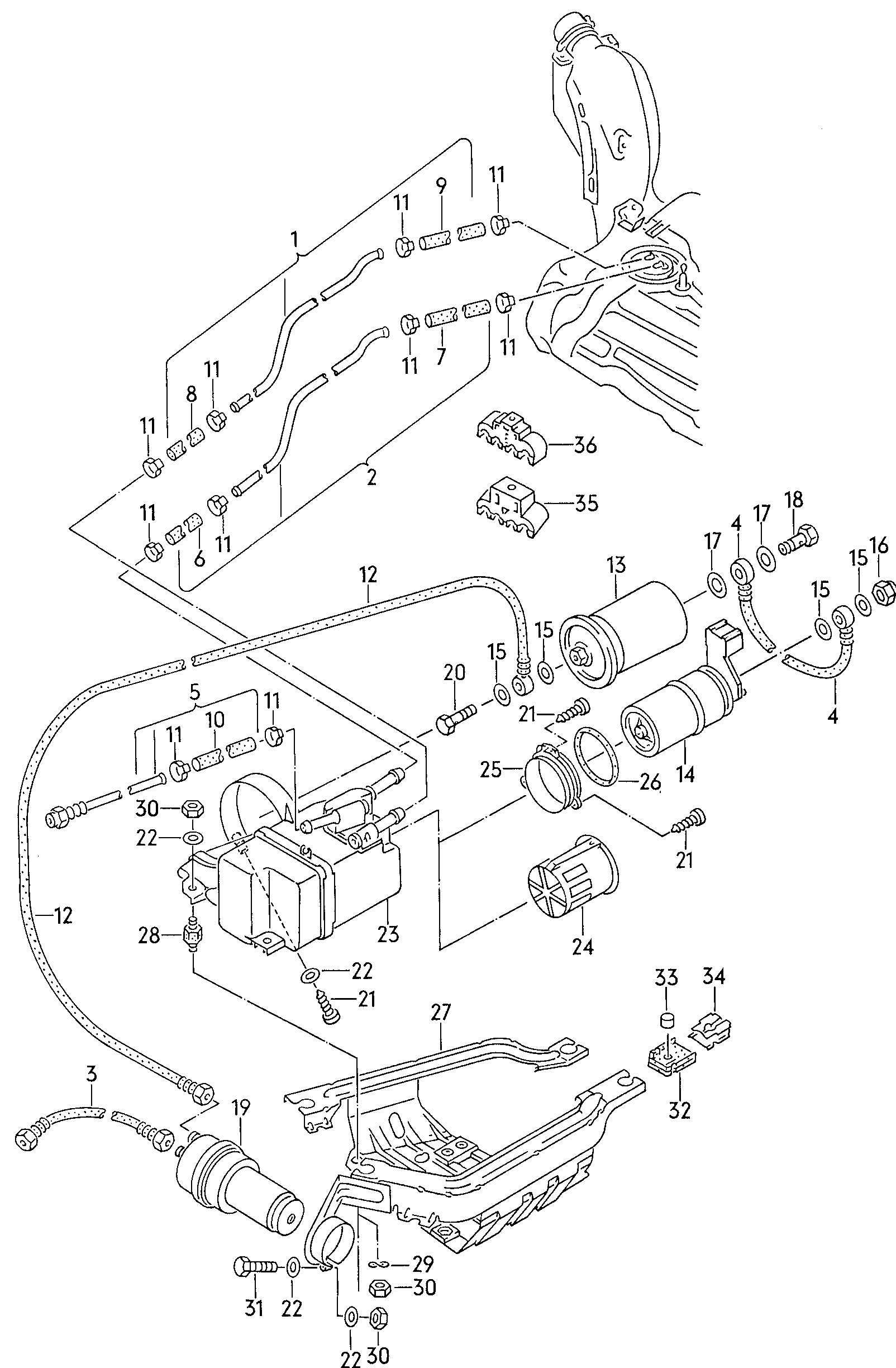 Skoda 811133511D - Горивен филтър vvparts.bg