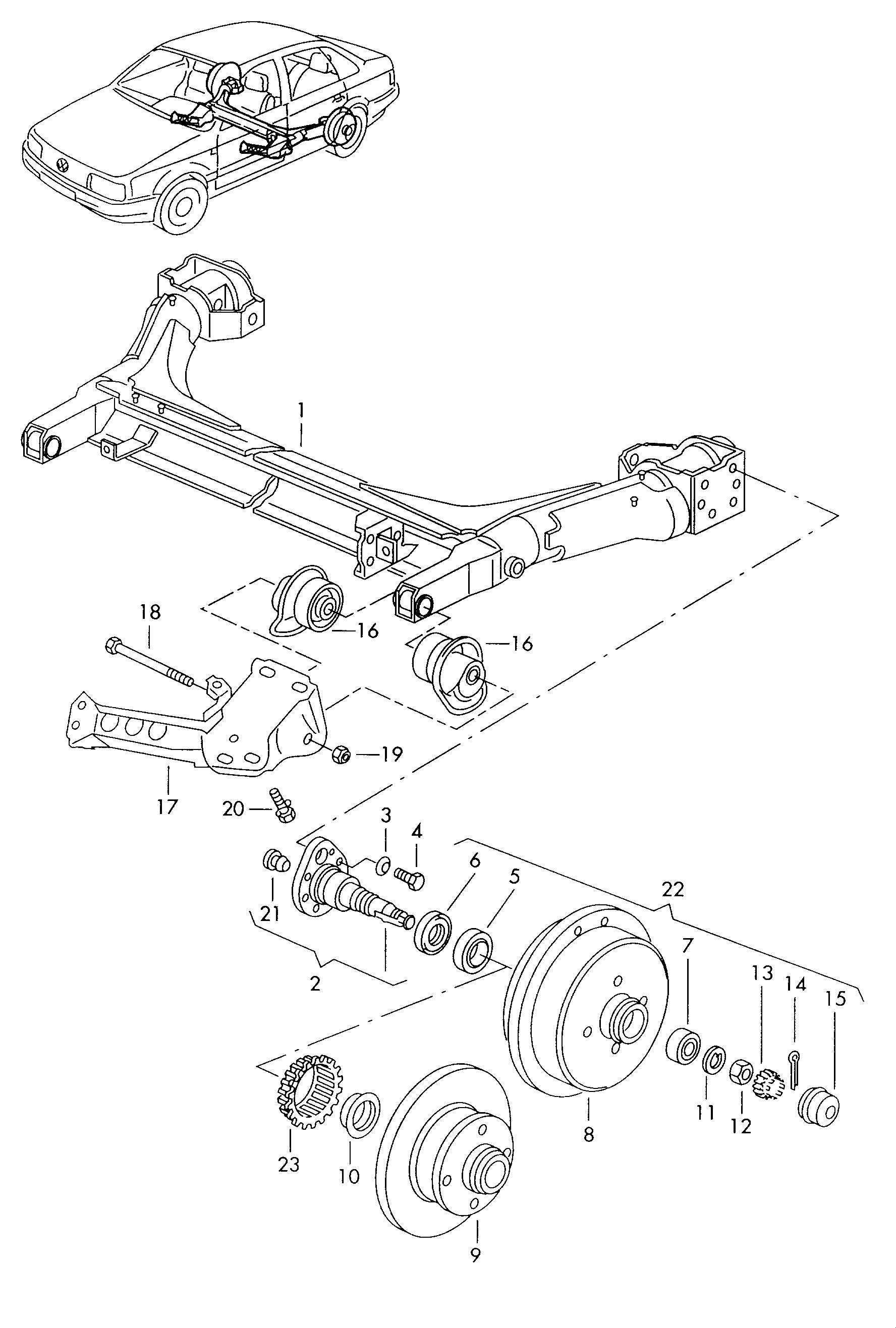 VW 191598625 - Комплект колесен лагер vvparts.bg