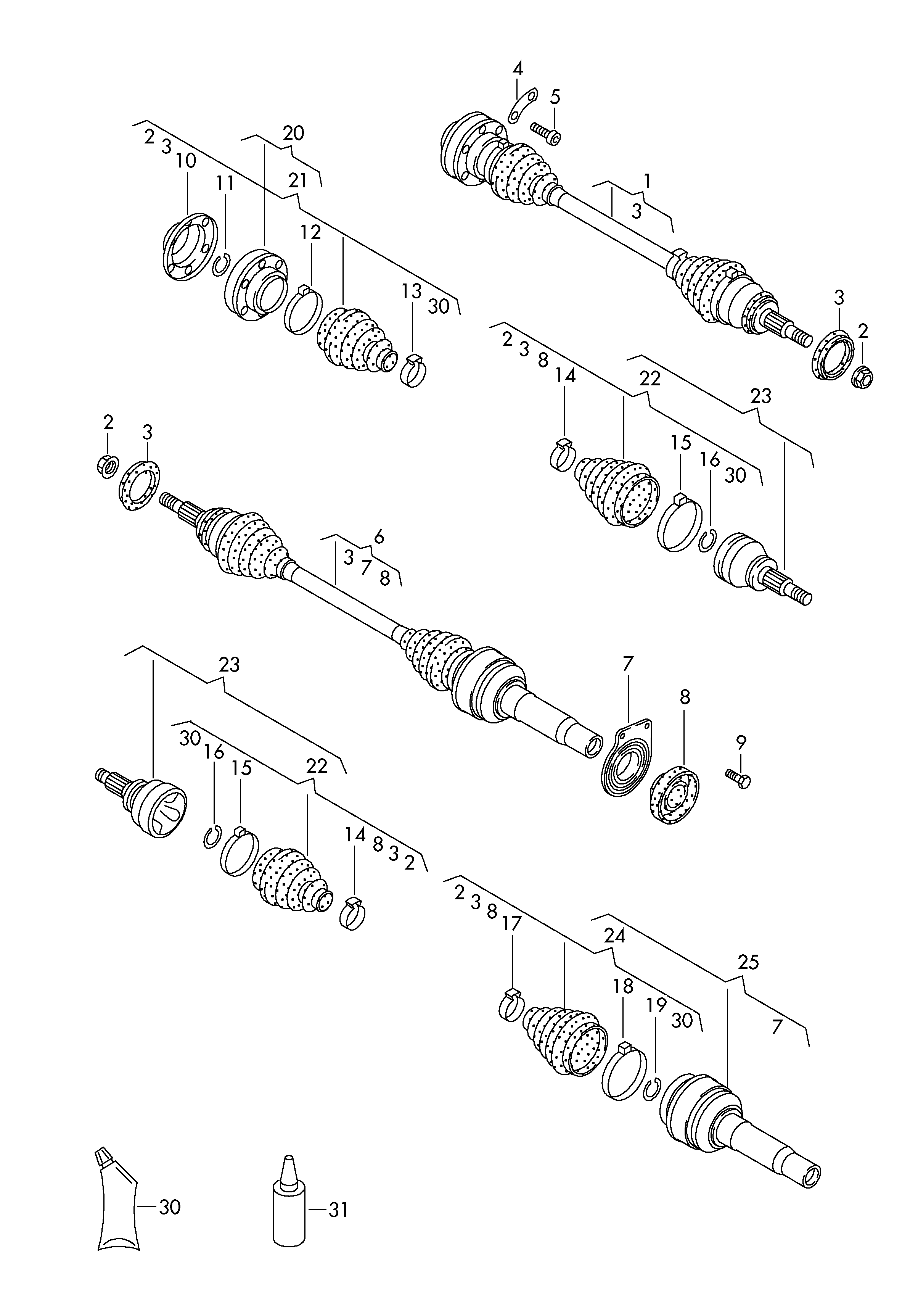 VAG WHT005286 - Комплект колесен лагер vvparts.bg