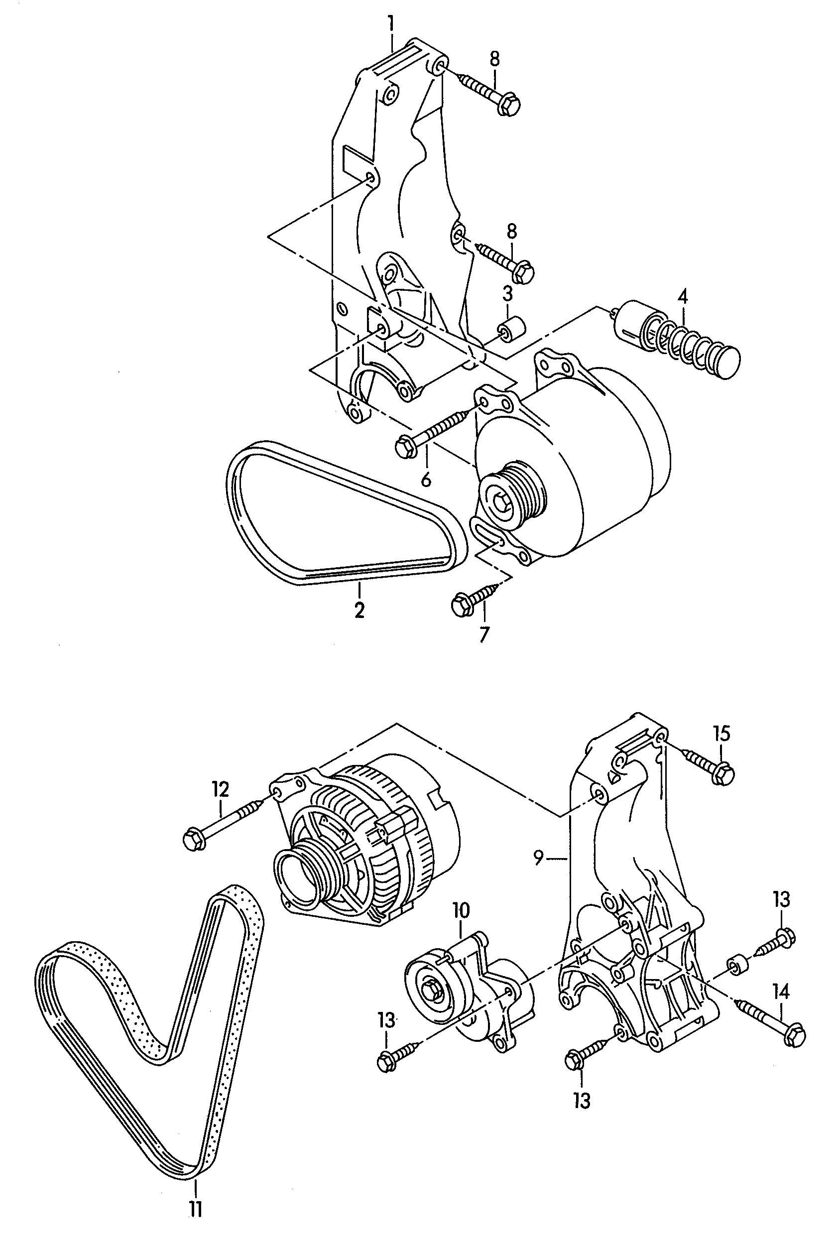 VW 030 145 933 - Пистов ремък vvparts.bg