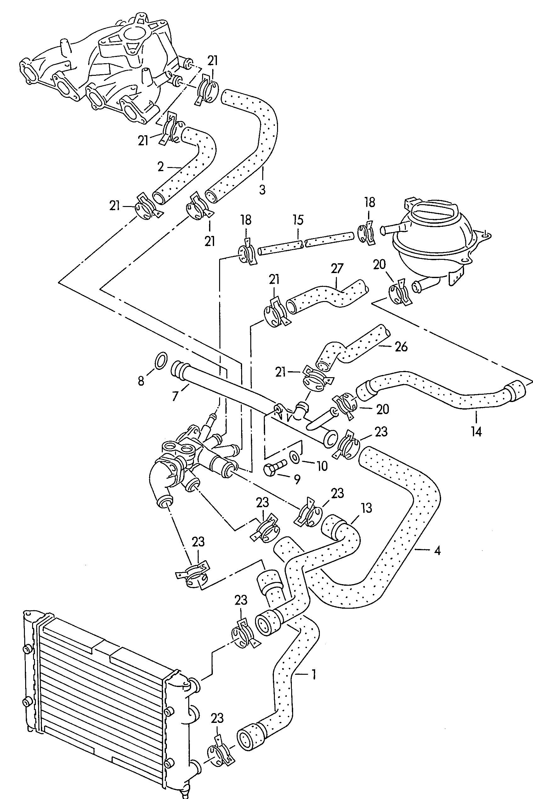 VAG N  90519701 - Комплект гарнитури, маслен радиатор vvparts.bg