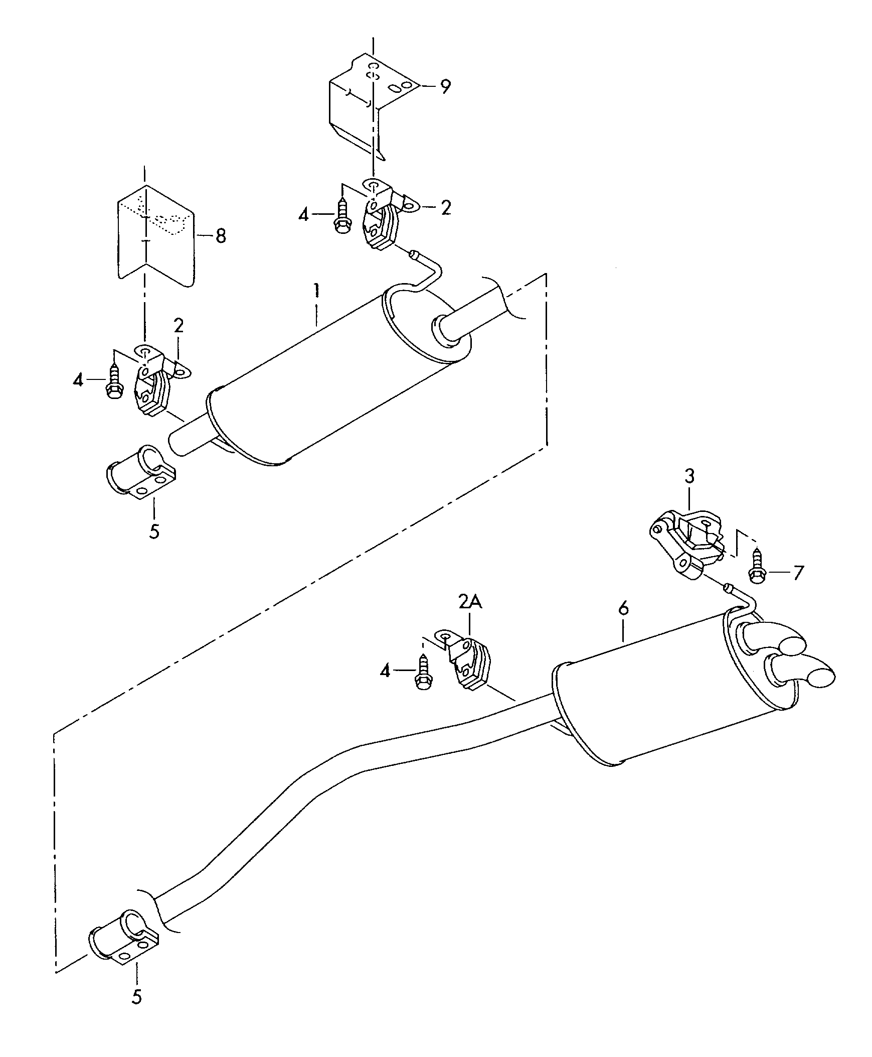 Skoda 7H0253141E - Тръбна връзка, изпускателна система vvparts.bg