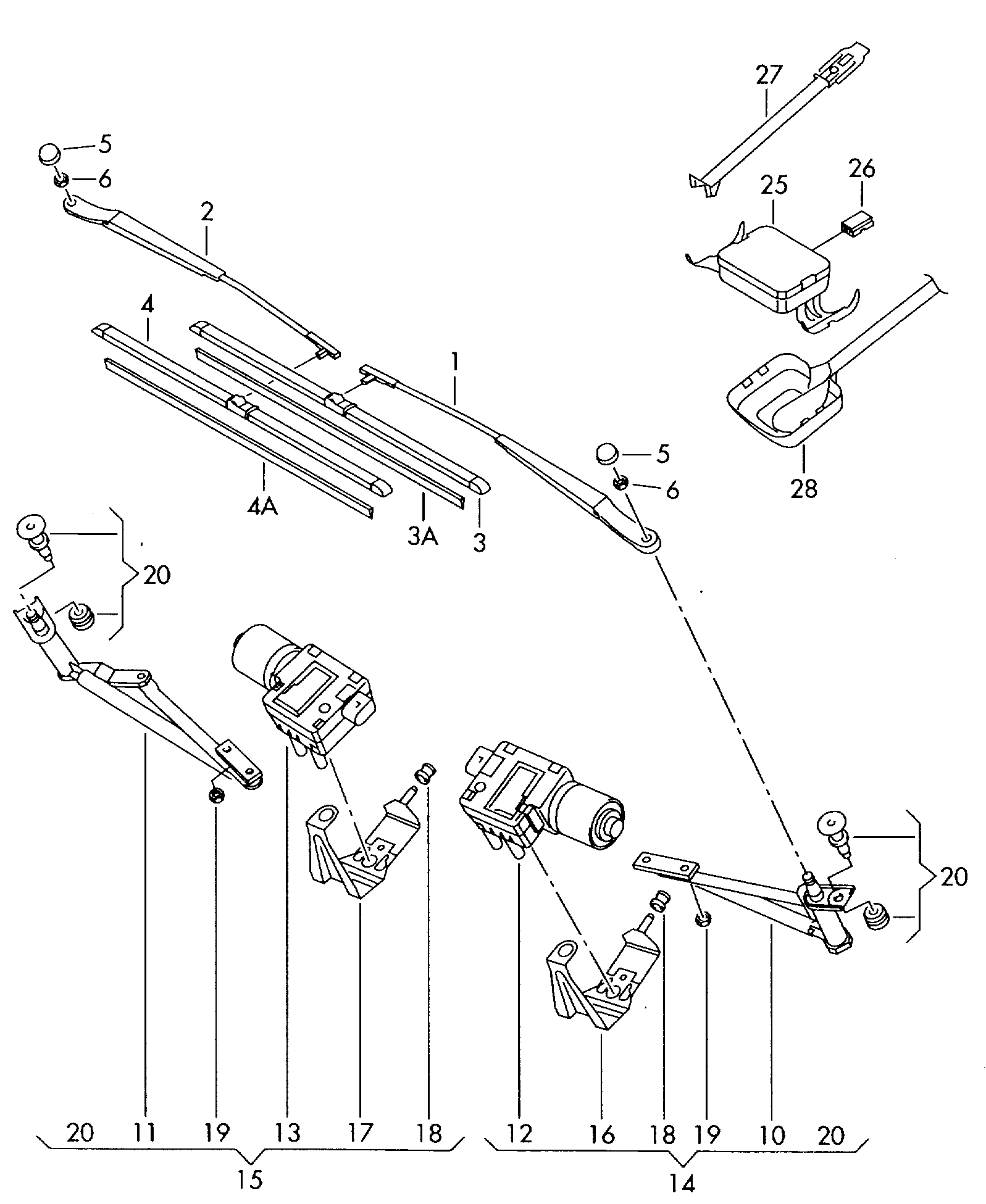 VW 5M0955425C - Перо на чистачка vvparts.bg