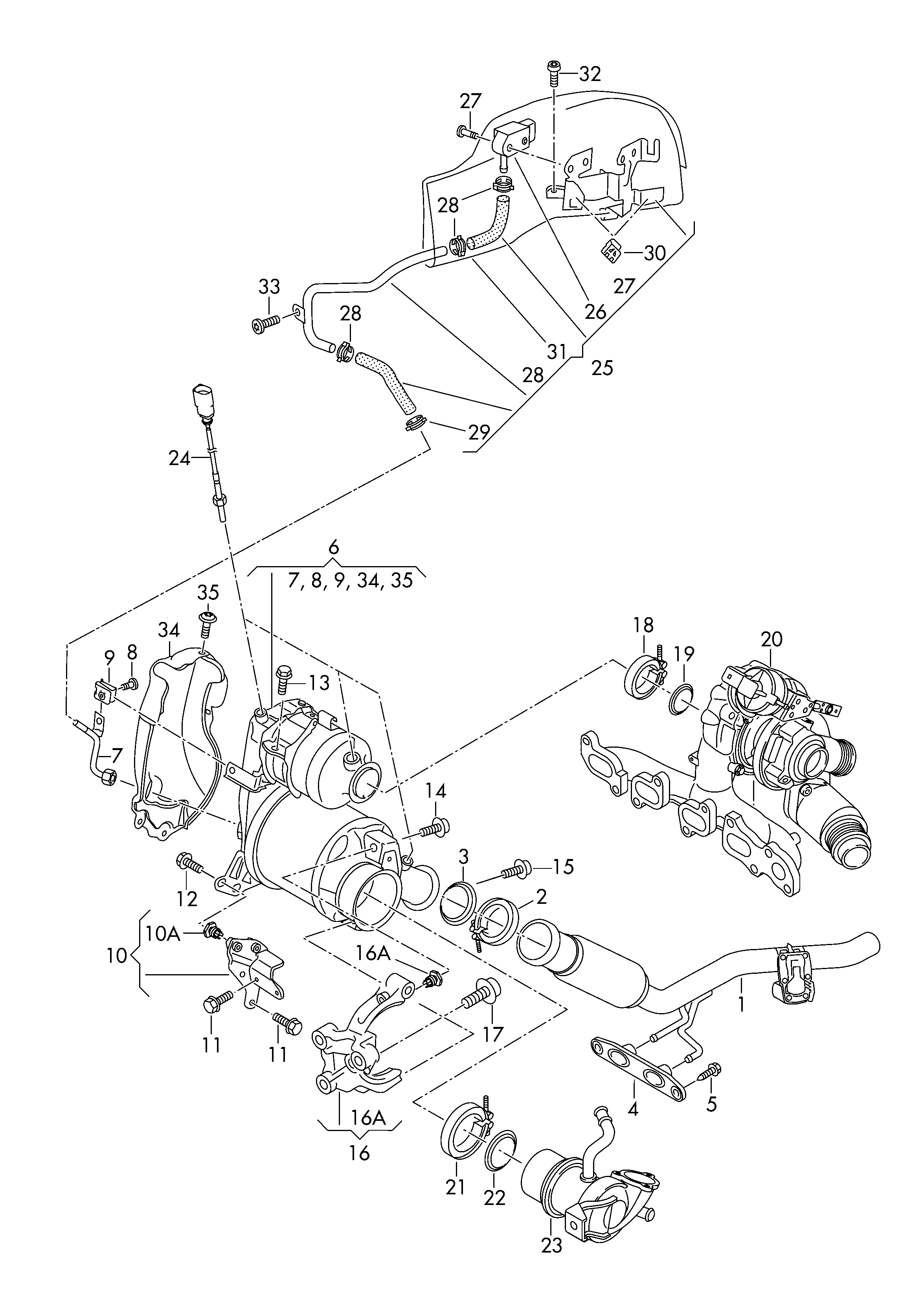 VAG 04L131602EX - Филтър за сажди / твърди частици, изпускателна система vvparts.bg