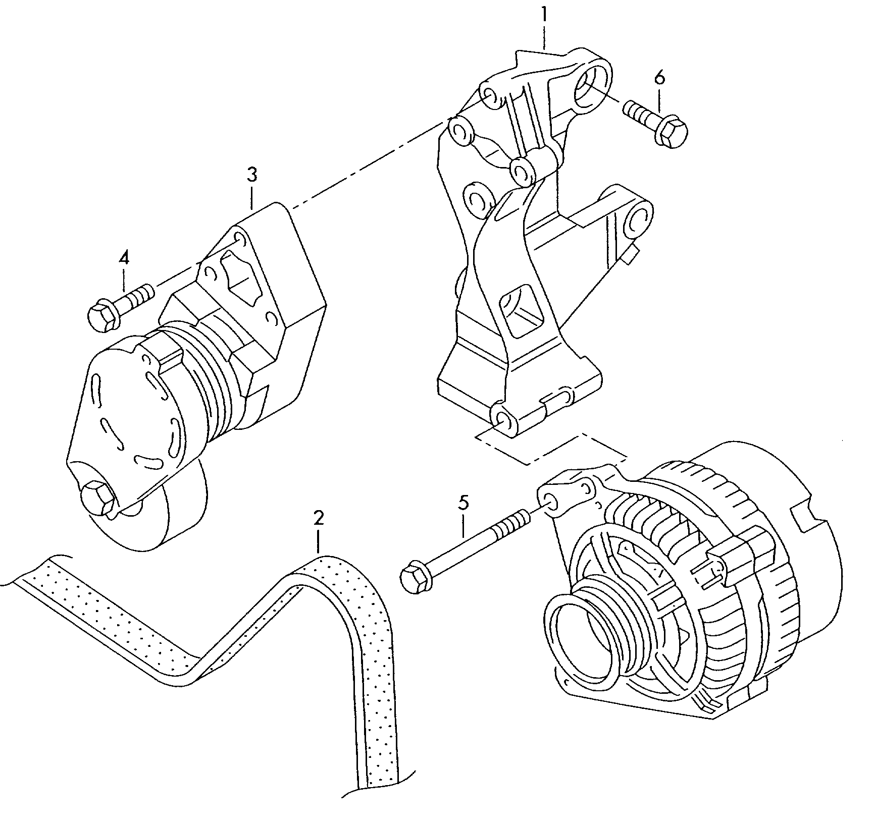 VAG 045 903 315A - Паразитна / водеща ролка, пистов ремък vvparts.bg