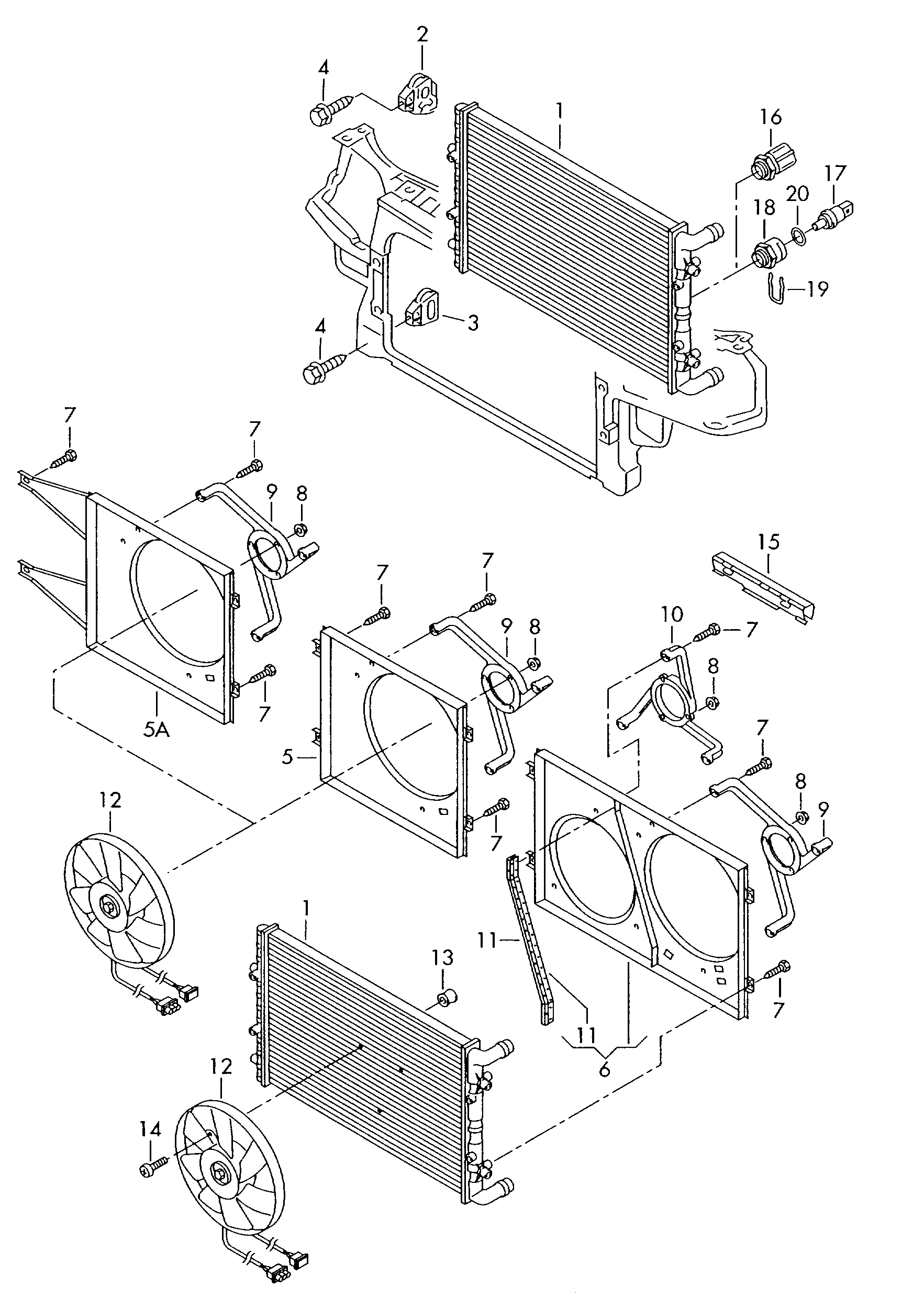 VW 6Q0 121 207 N - Кожух на вентилатор vvparts.bg