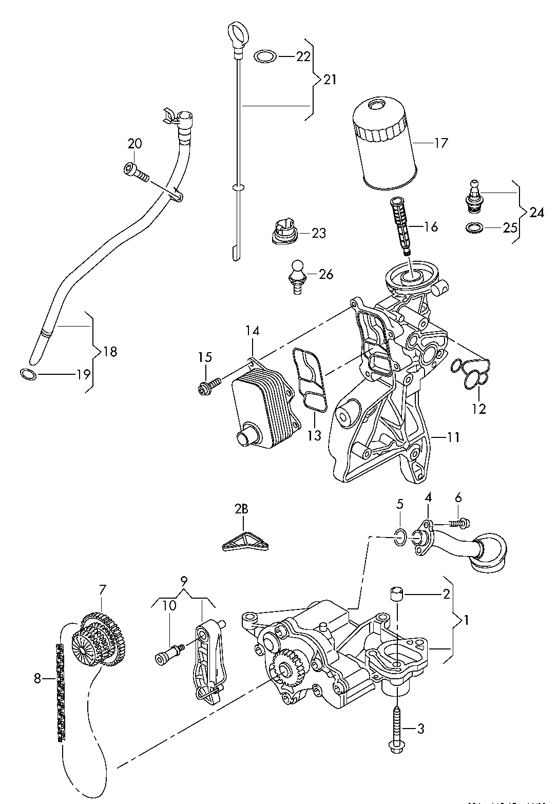 Seat 06J 117 021 P - Маслен радиатор, двигателно масло vvparts.bg