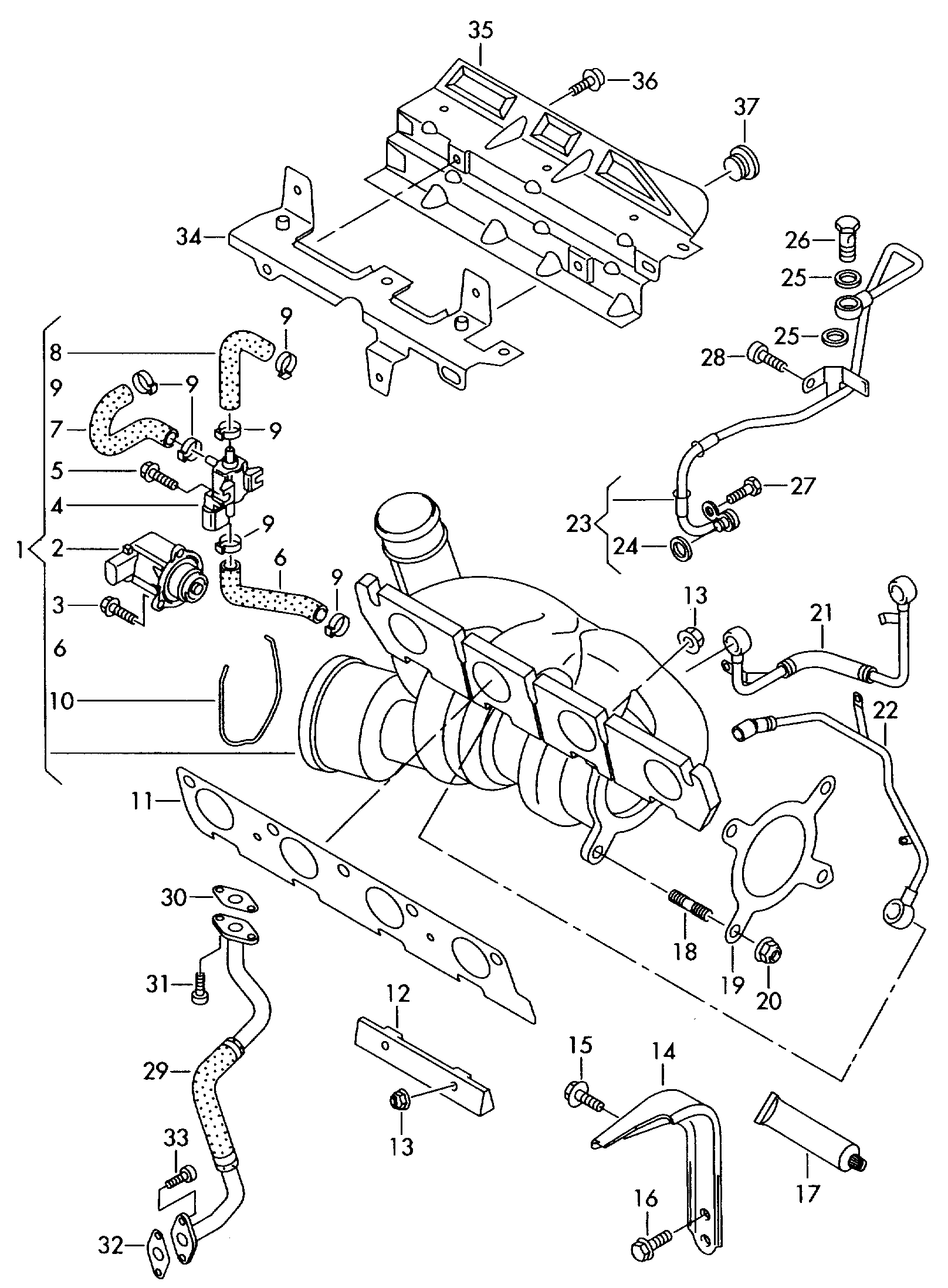 VAG 06H145710C - Клапан въздух, турбина vvparts.bg