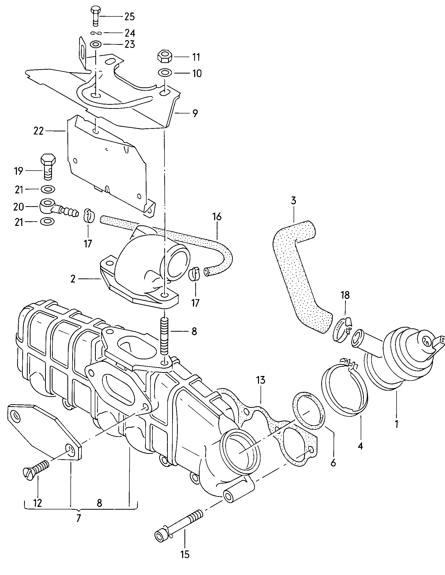 AUDI 028 130 229 A - Капачка, излишно гориво vvparts.bg