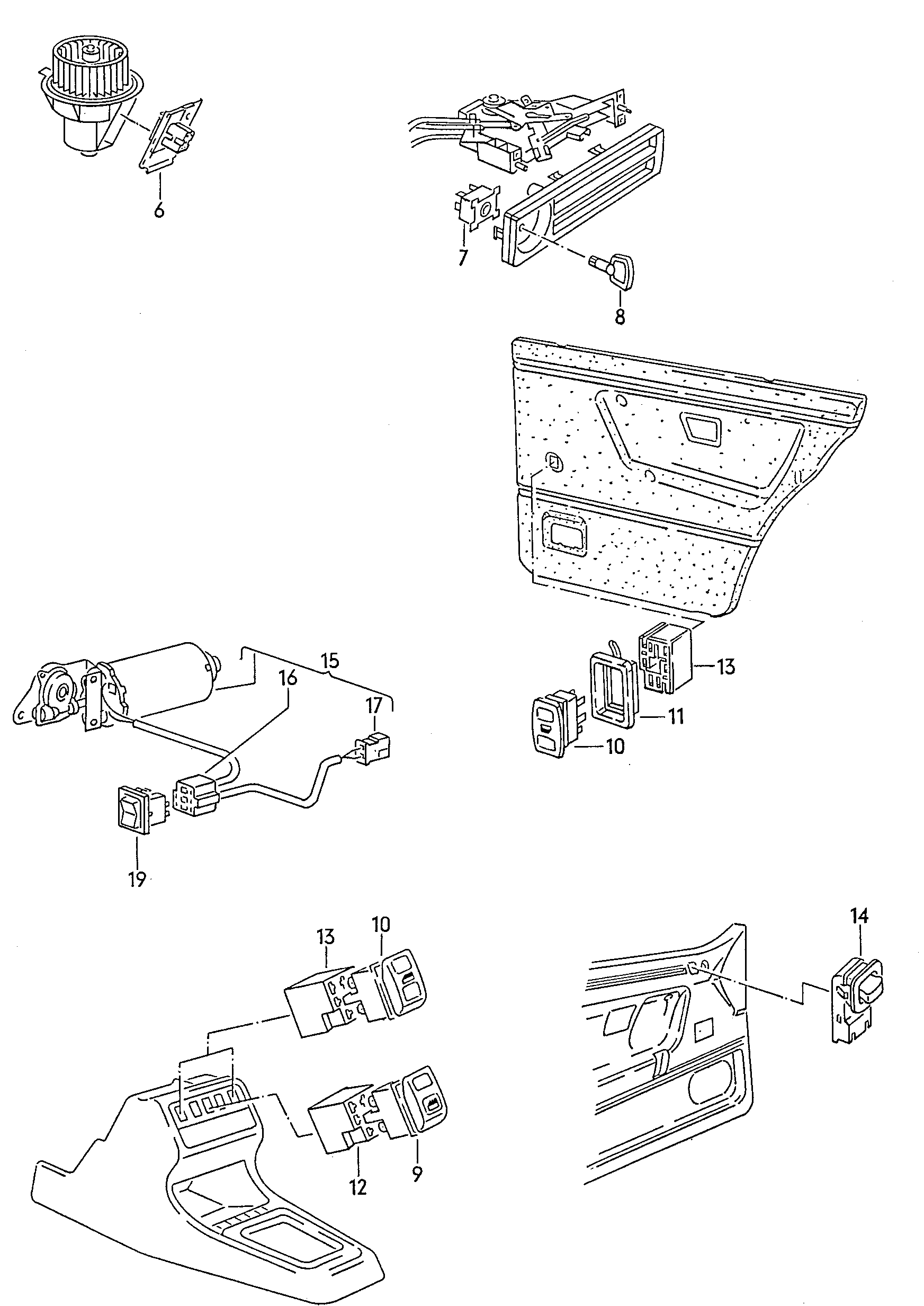 Seat 191 959 263 C - Съпротивление, вентилатор за вътрешно пространство vvparts.bg