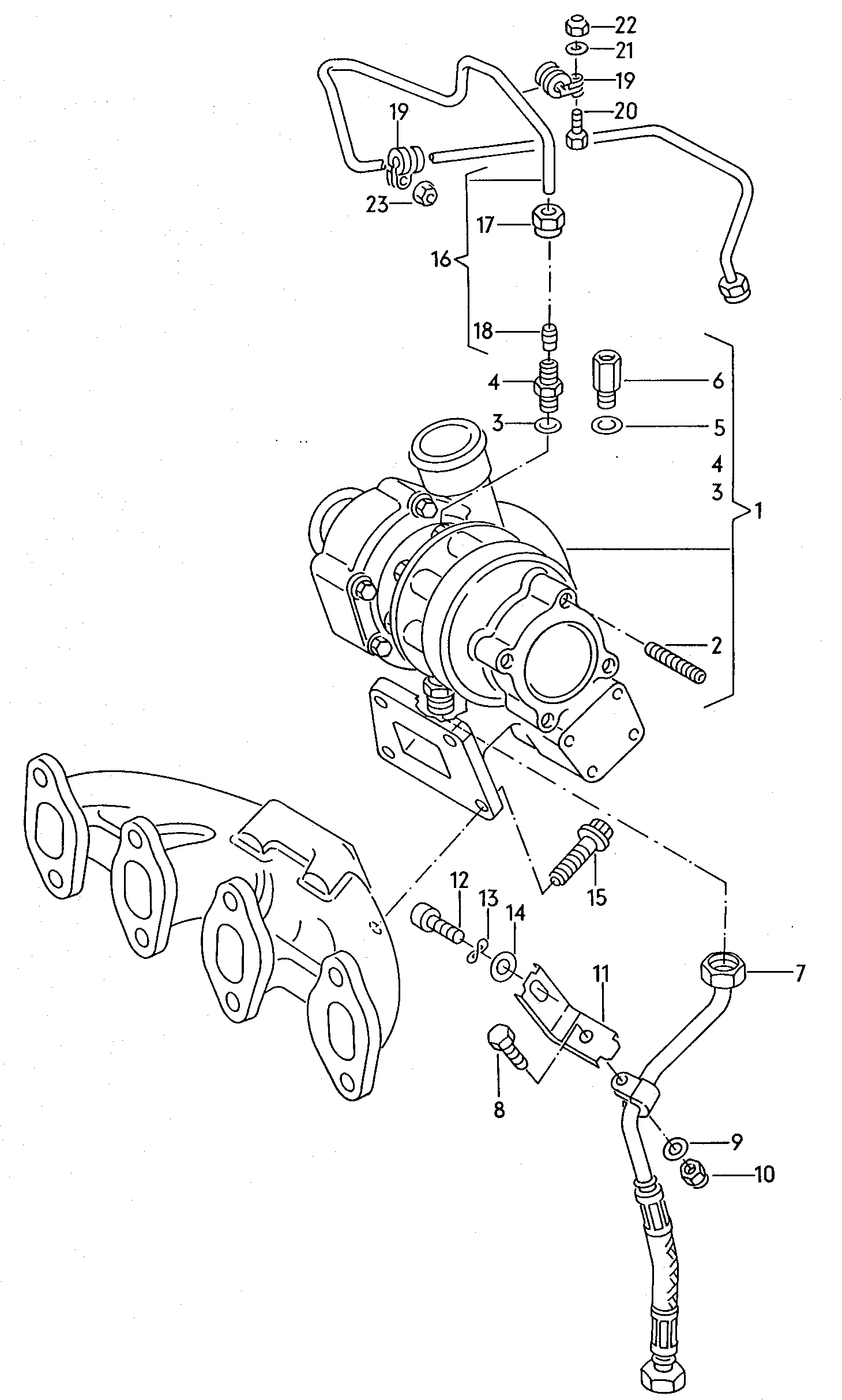 AUDI 068145702LX - Турбина, принудително пълнене с въздух vvparts.bg