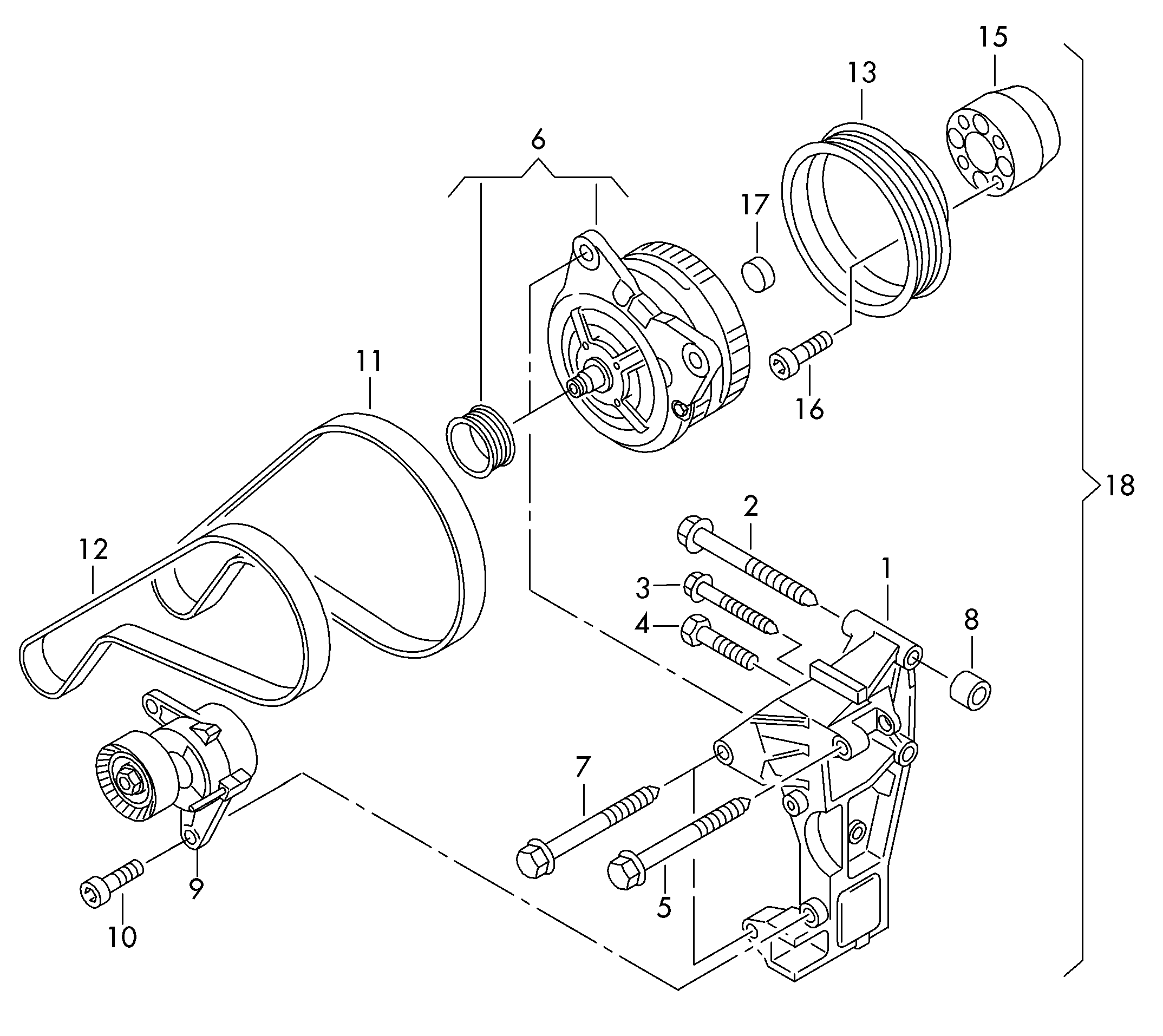 Seat 03L 903 137 P - Пистов ремък vvparts.bg