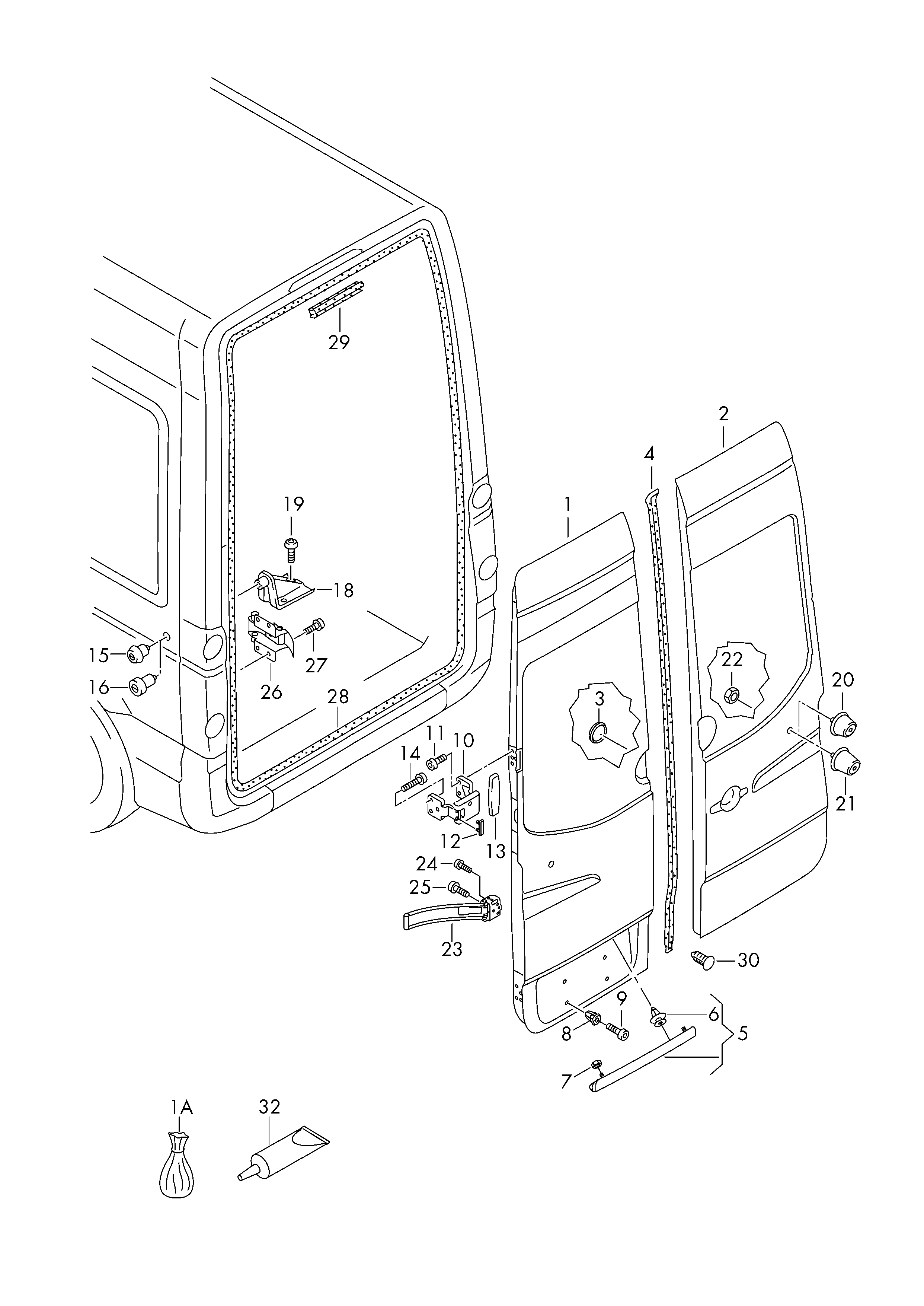 VW 2E1827649 - Клипс (щипка), декоративна / предпазна лайсна vvparts.bg