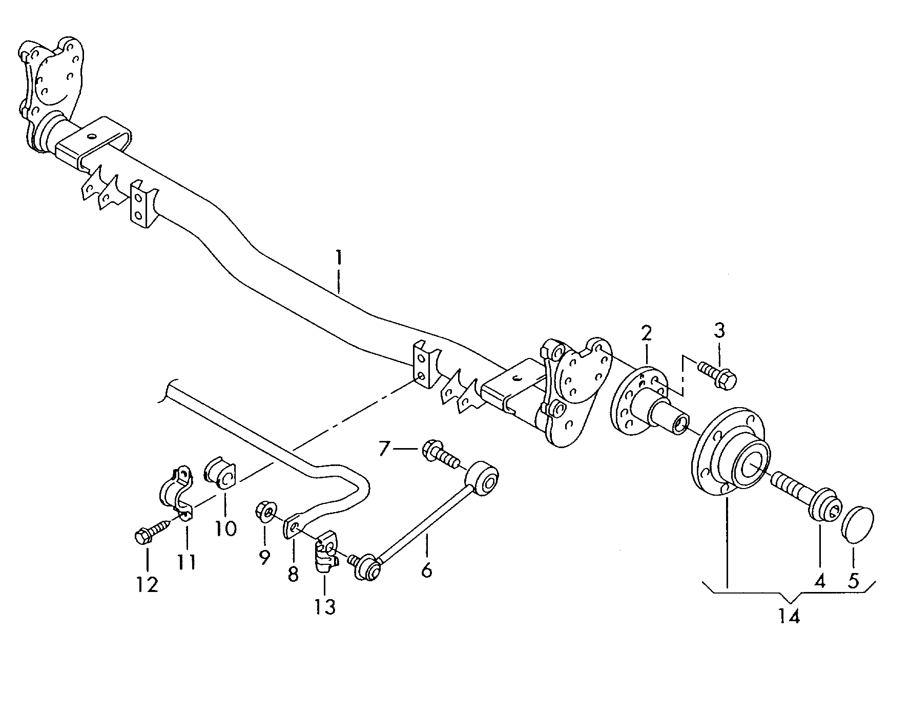 VAG 1T0598611A - Комплект колесен лагер vvparts.bg