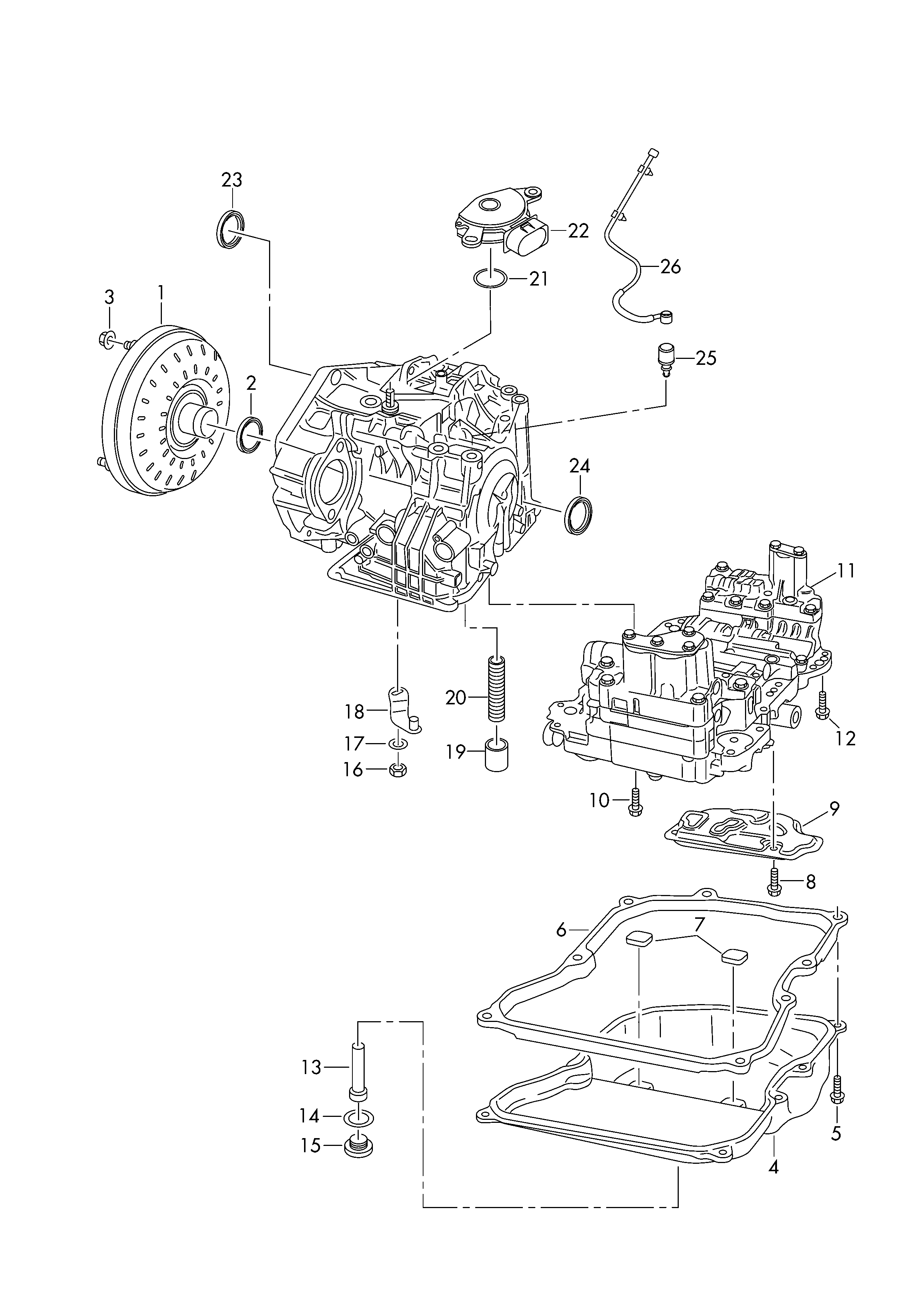 Seat 09M 325 429 - Хидравличен филтър, автоматична предавателна кутия vvparts.bg