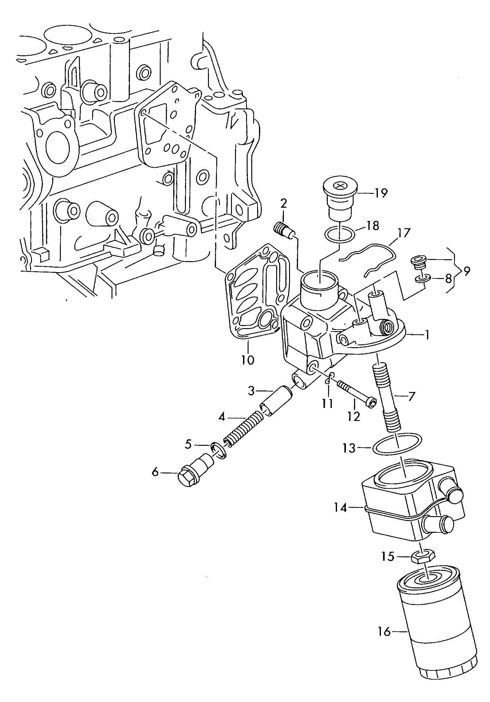 AUDI (FAW) 068115561B - Маслен филтър vvparts.bg