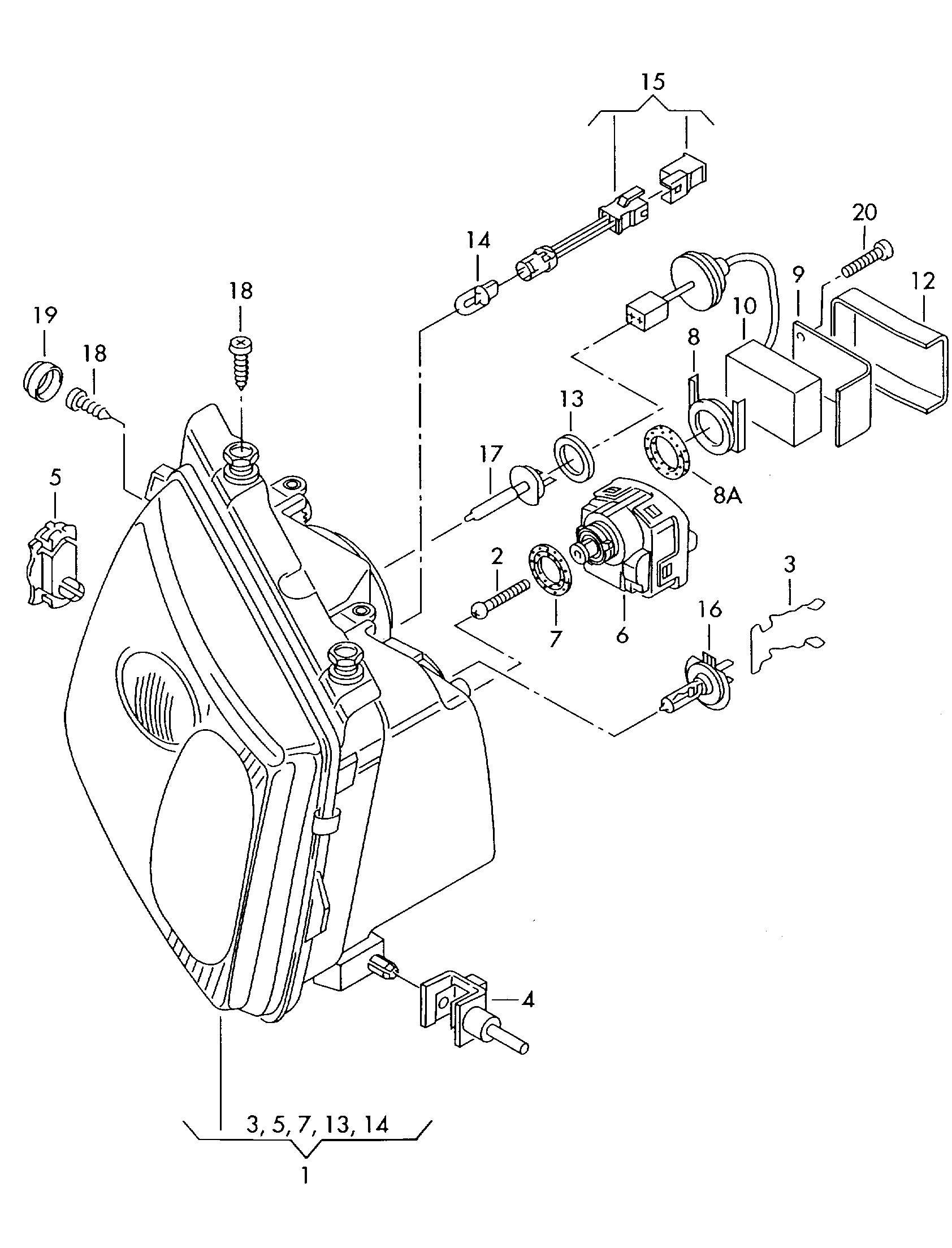 AUDI (FAW) N  10445701 - Крушка с нагреваема жичка, главни фарове vvparts.bg