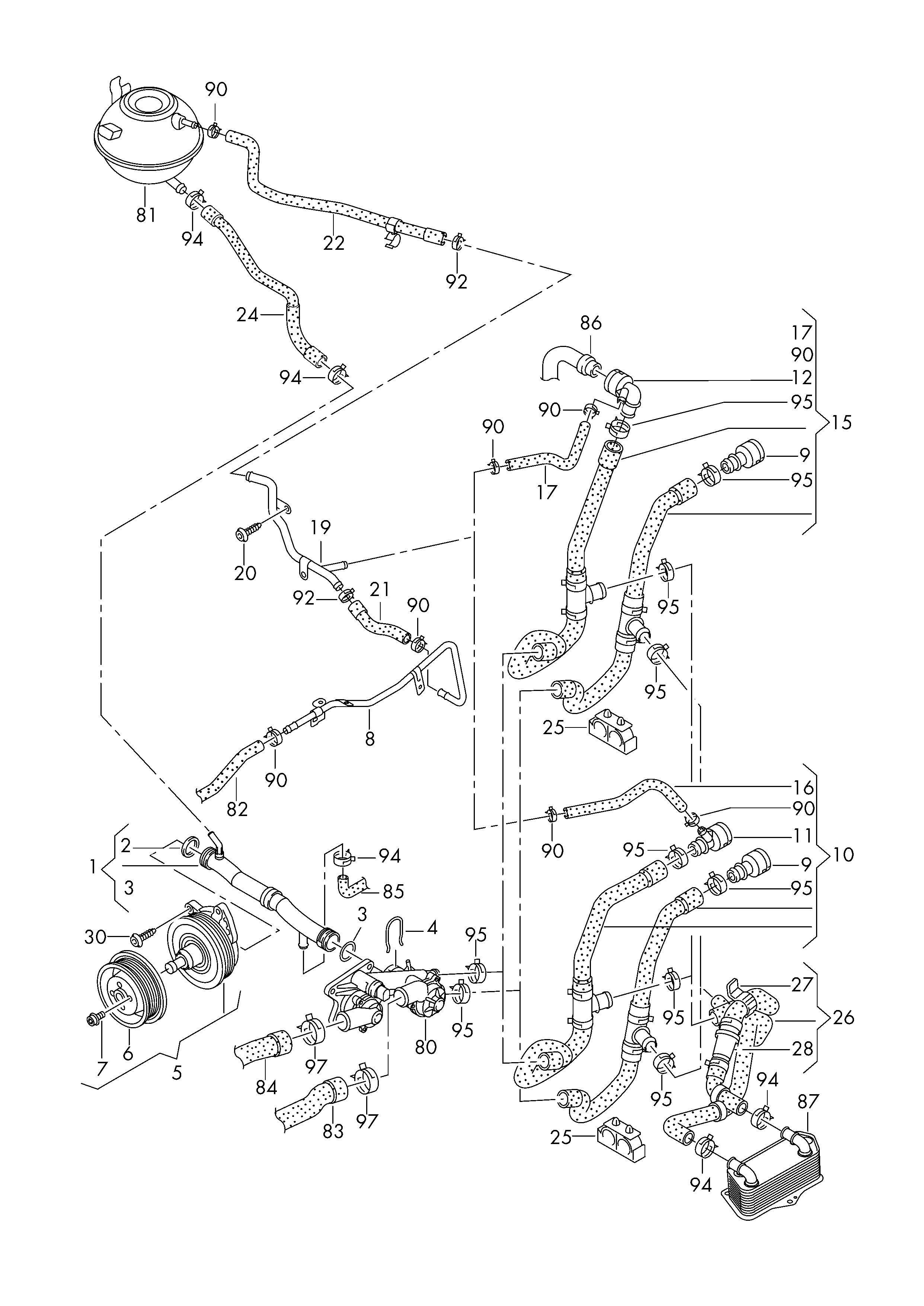 VAG 03C 121 004J - Водна помпа vvparts.bg