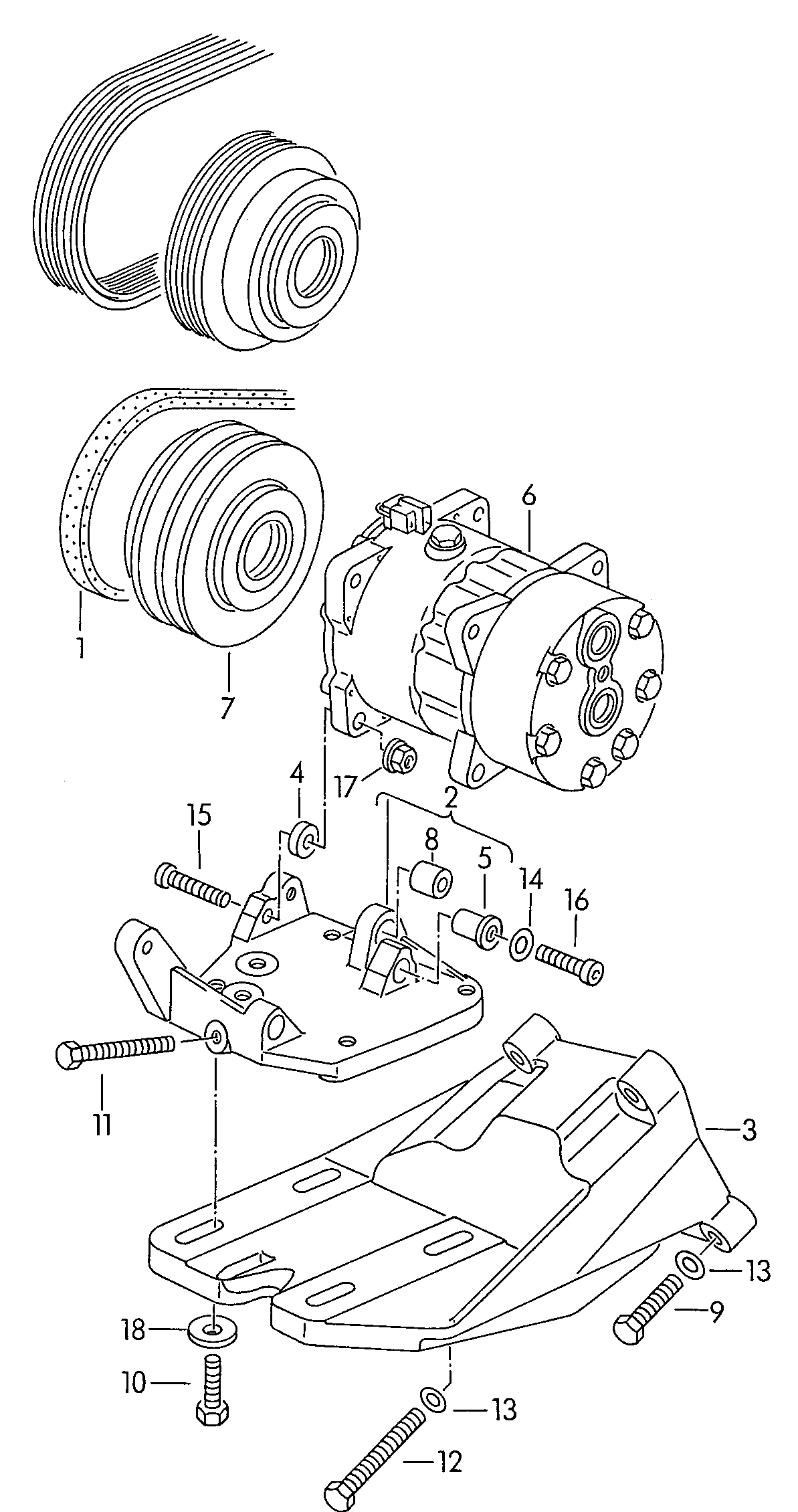 VW 023 260 849 - Трапецовиден ремък vvparts.bg