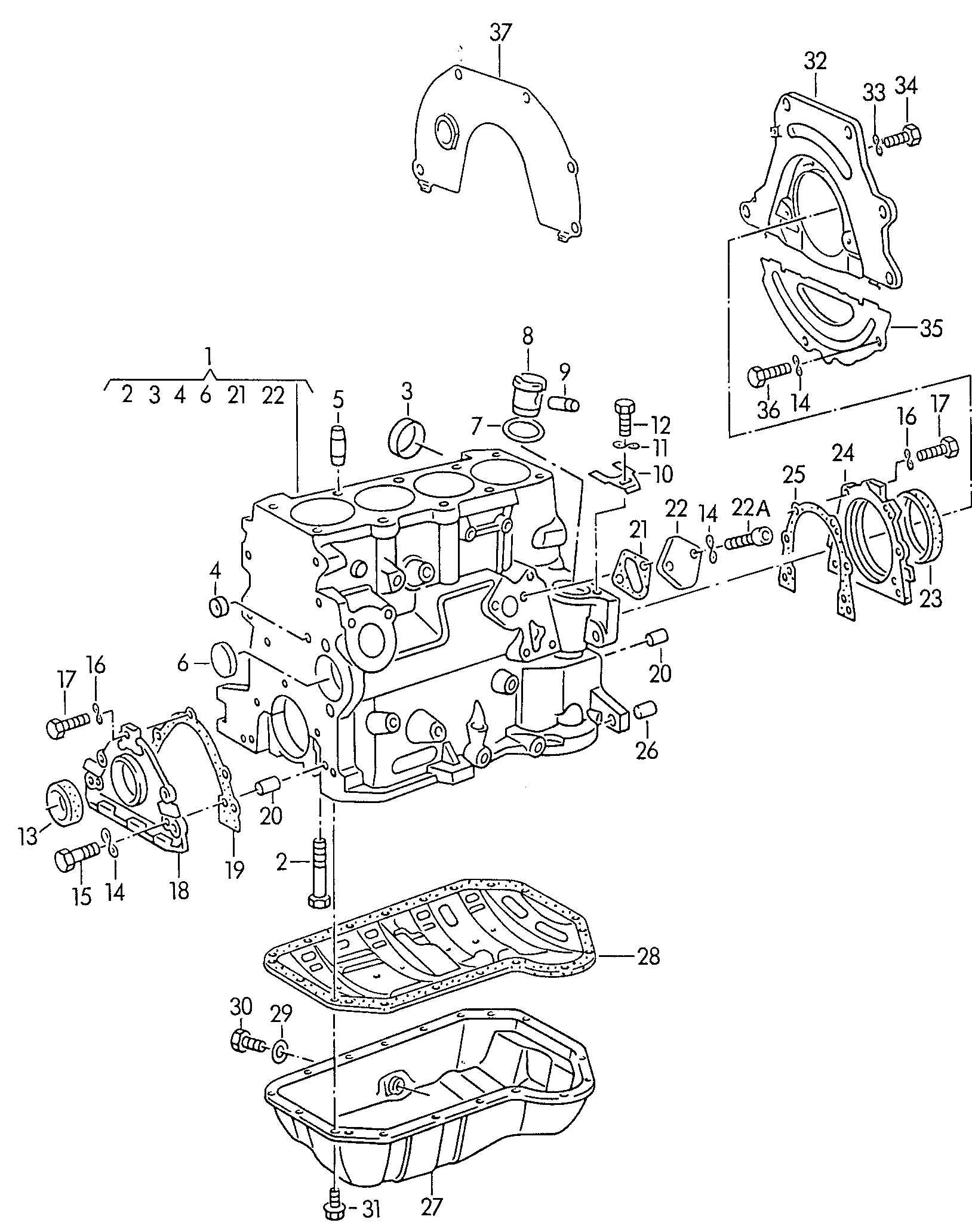 Seat 044 103 609 D - Уплътнение, маслоутаител vvparts.bg