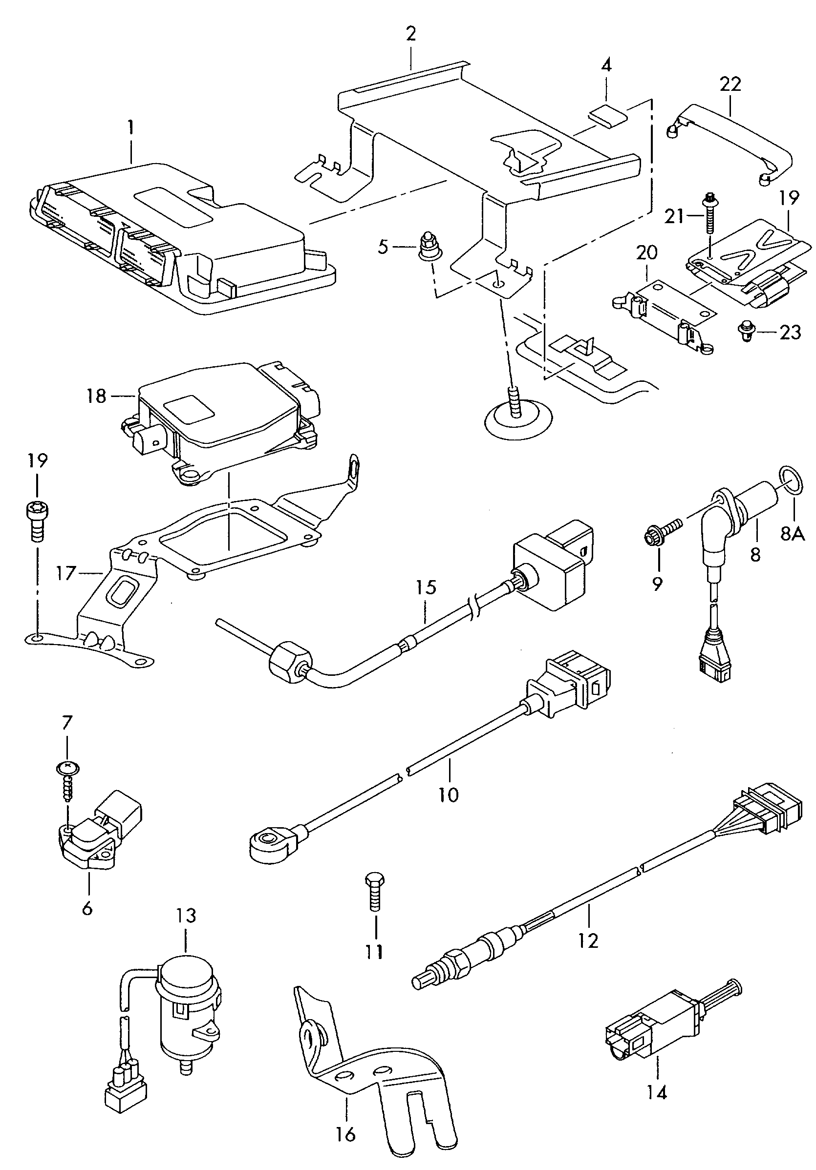 Seat 030957147T - Импулсен датчик, колянов вал vvparts.bg