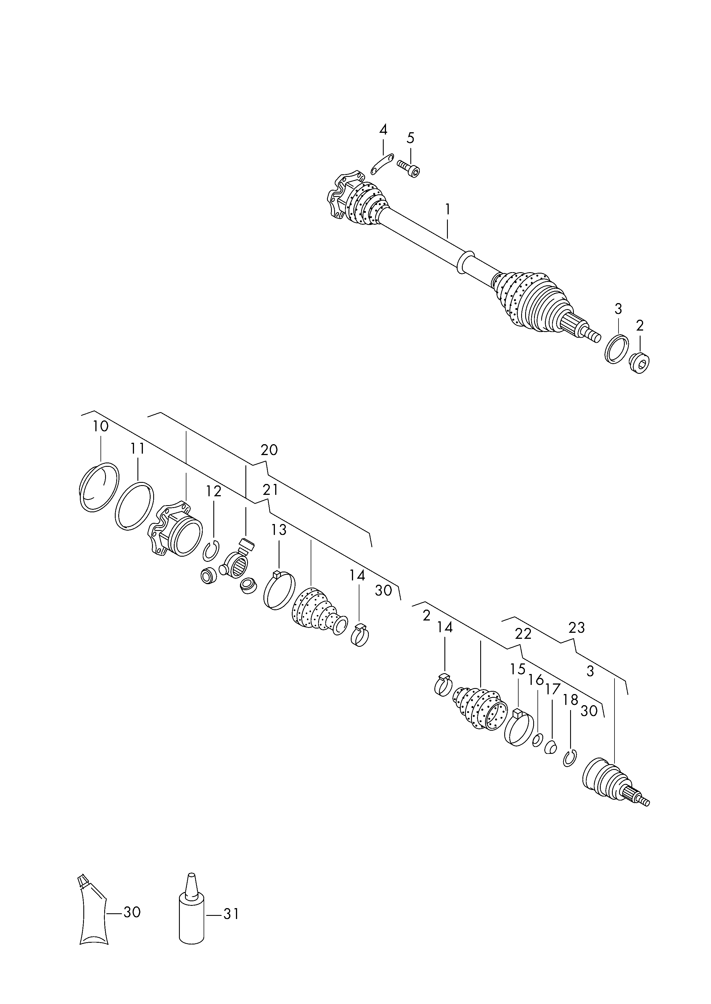 Seat 6C0498203 - Маншон, полуоска vvparts.bg