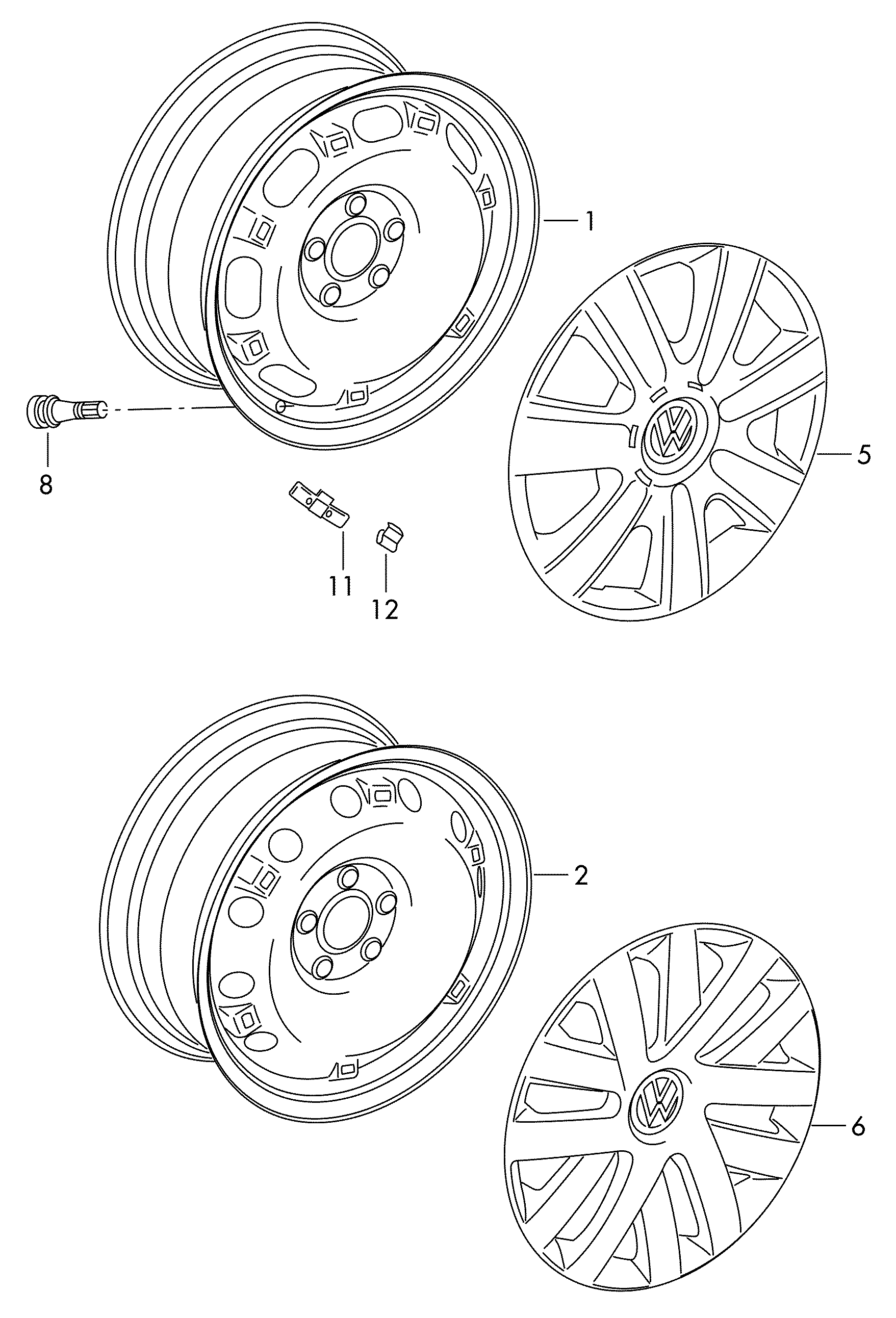 VAG WHT001812 - Болт на колелото vvparts.bg