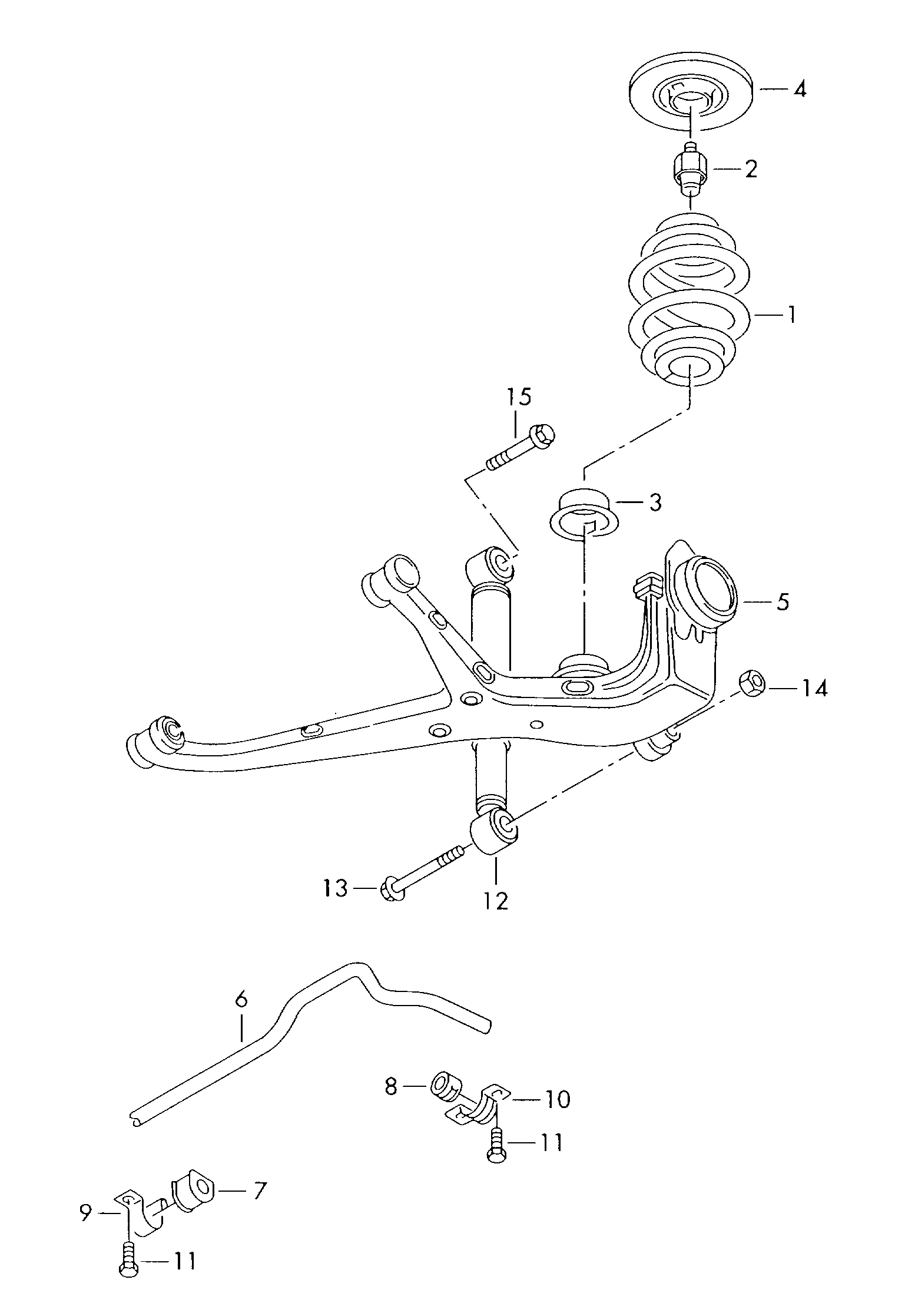 VAG 7M0 513 031L - Амортисьор vvparts.bg