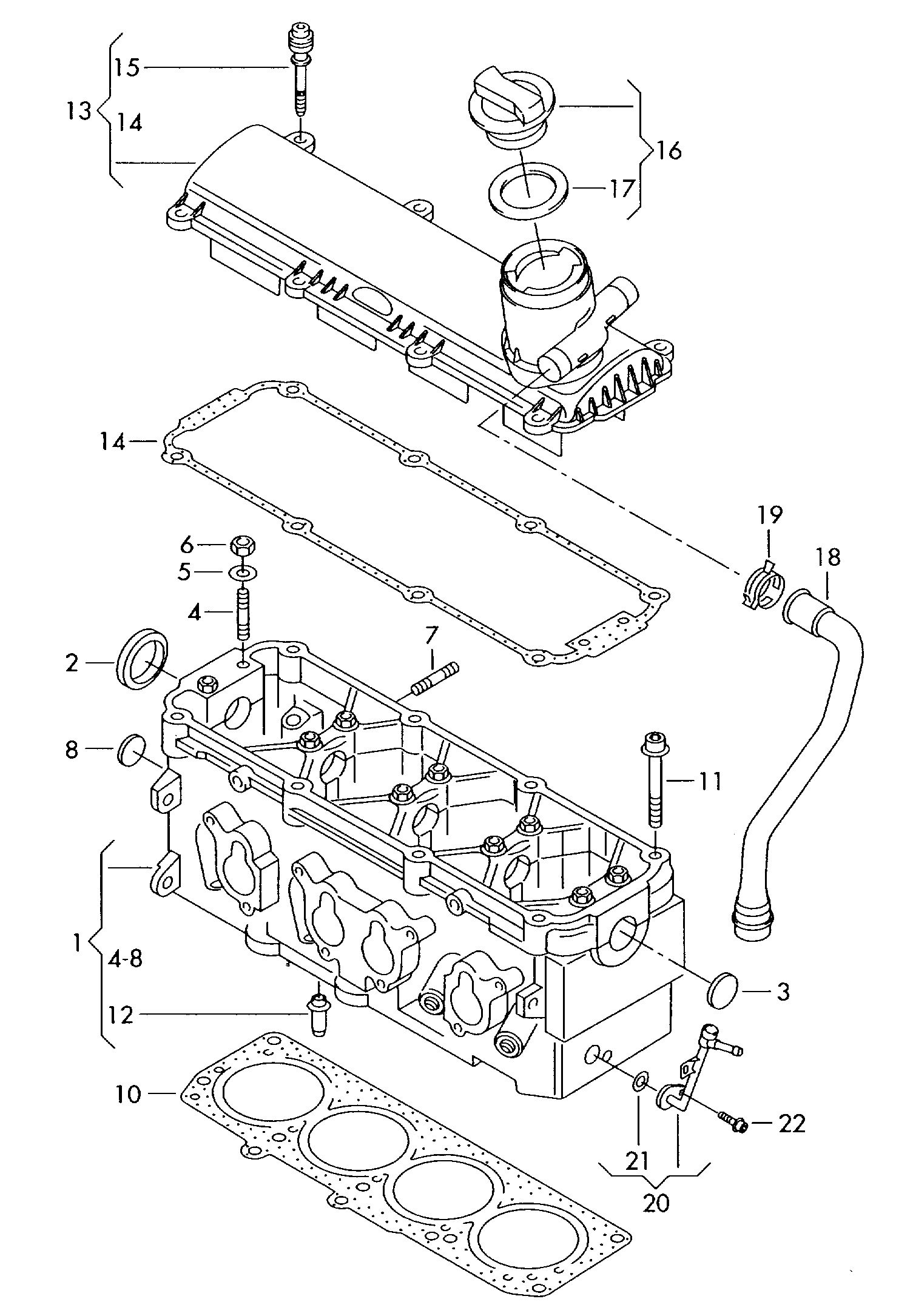 VW N  01100846 - Hexagon nut vvparts.bg