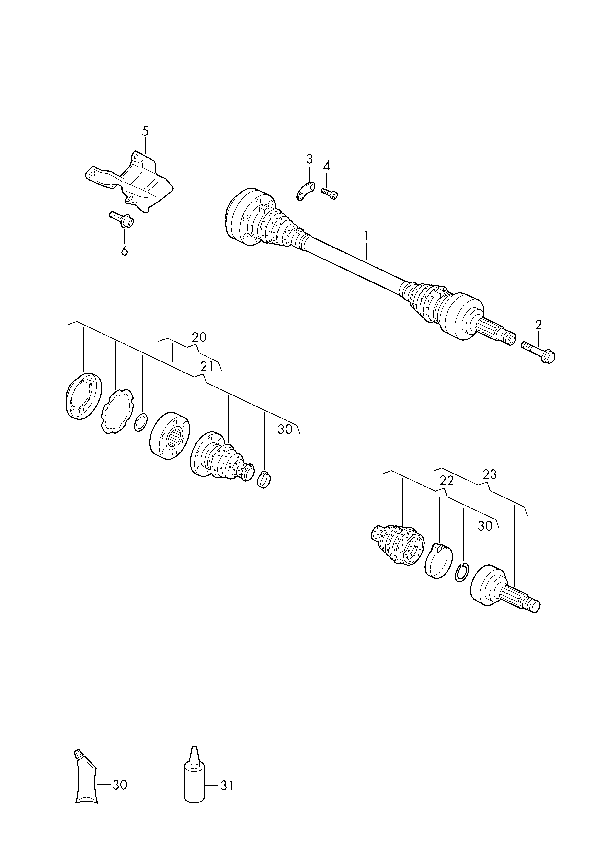 Seat 4E0 598 203 A - Маншон, полуоска vvparts.bg